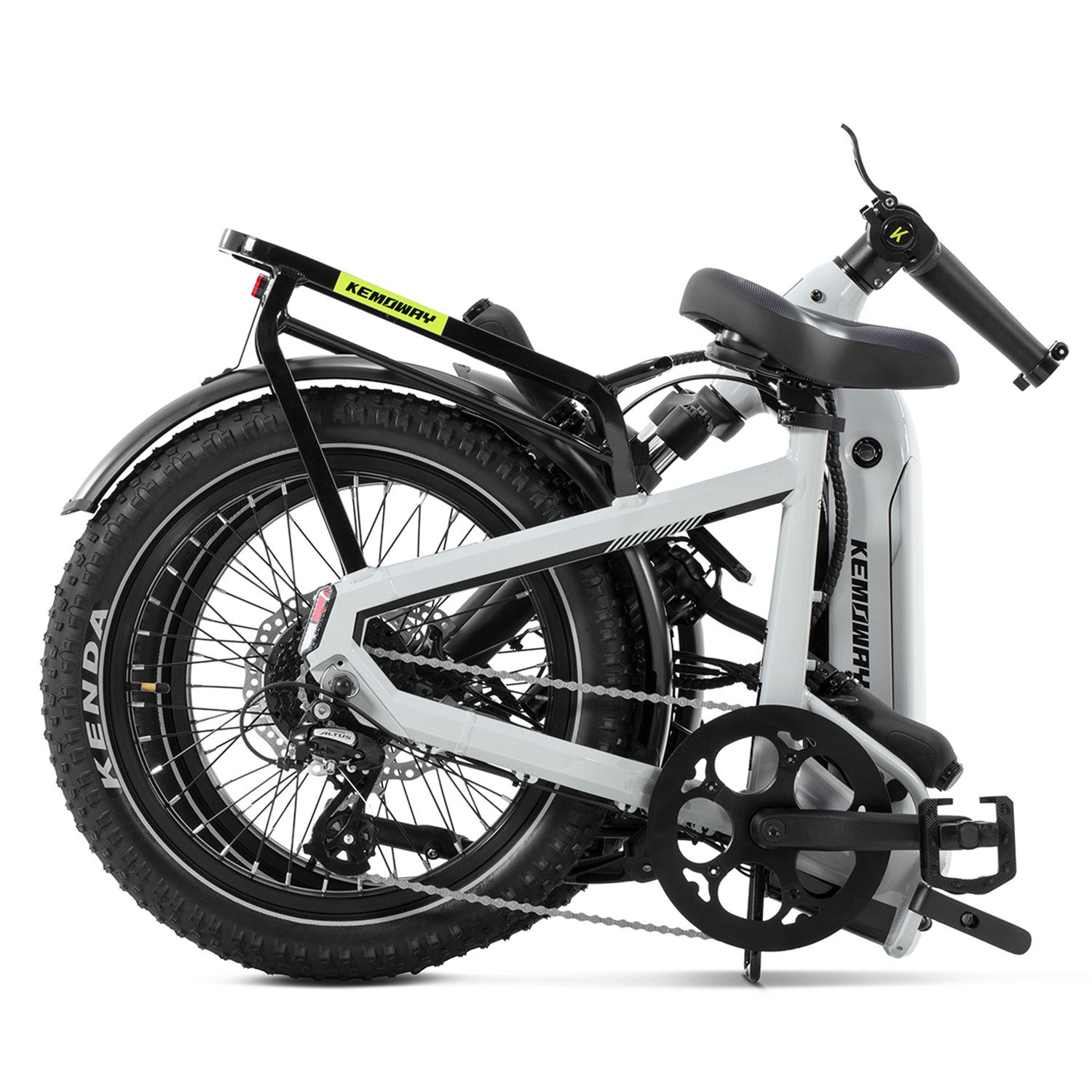 KEMOWAY E-Bike Faltrad 20" E-Bike Faltrad Klapprad mit 15Ah Akku Z3, 8 Gang SHIMANO ALTUS ARDM310DL Schaltwerk, Kettenschaltung, Heckmotor, 720 Wh