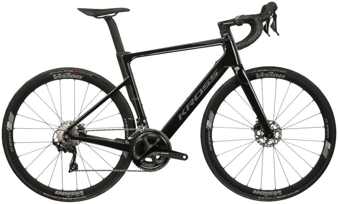 Kross Rennrad Rennrad Vento DSC 8.0 schwarz 22 Gänge, 22 Gang Shimano 105 R7000 Schaltwerk, Kettenschaltung