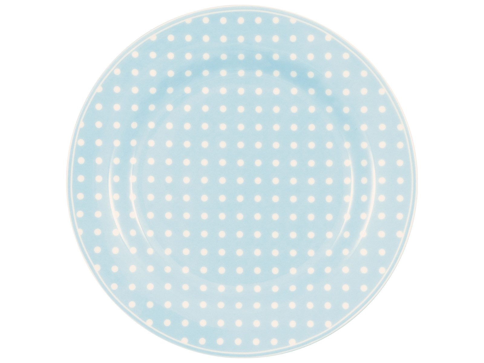 Greengate Frühstücksteller Dotty Frühstücksteller pale blue 20,2cm