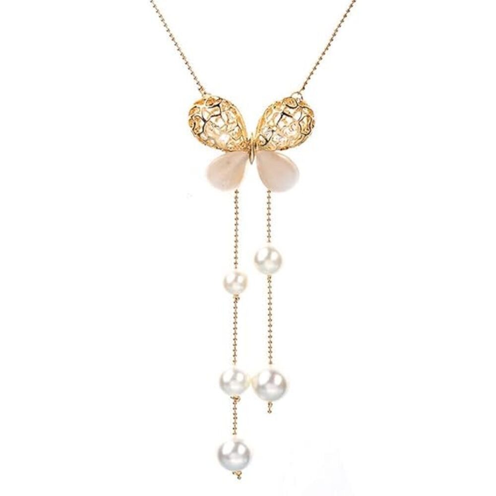 YouBella Collier Stylish Anhänger mit langer Kette Halskette Für Frauen & Mädchen (Inhalt der Box: Halskette x 1, Am besten zum Verschenken und für den persönlichen Gebrauch), Modischer Kunstschmuck