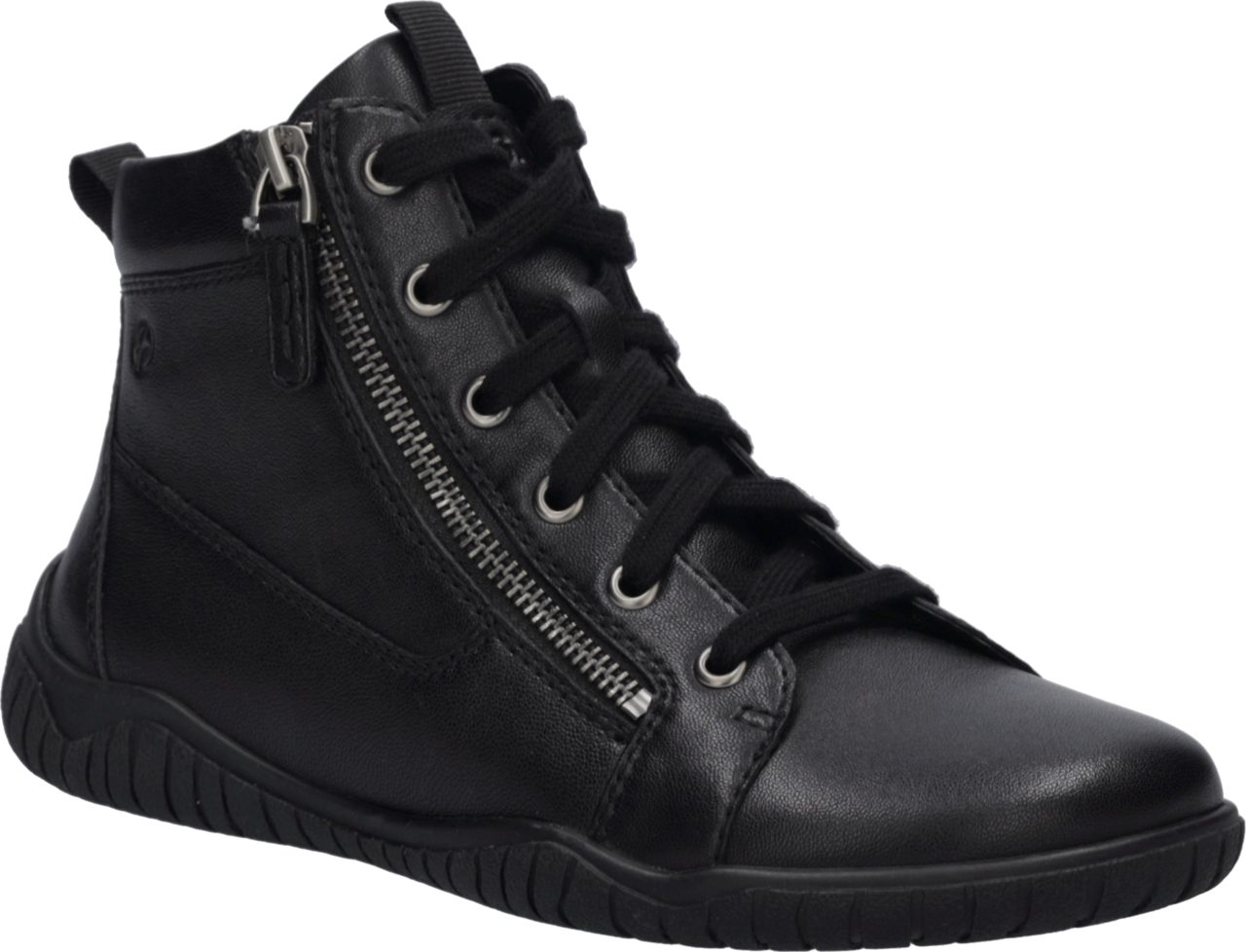 Josef Seibel Wynona 15 Barfußschuh Schnürboots mit zwei Reißverschlüssen, Weite G (weit)