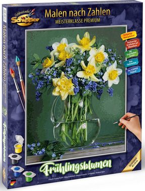 Schipper Malen nach Zahlen Meisterklasse Premium - Frühlingsblumen, Made in Germany