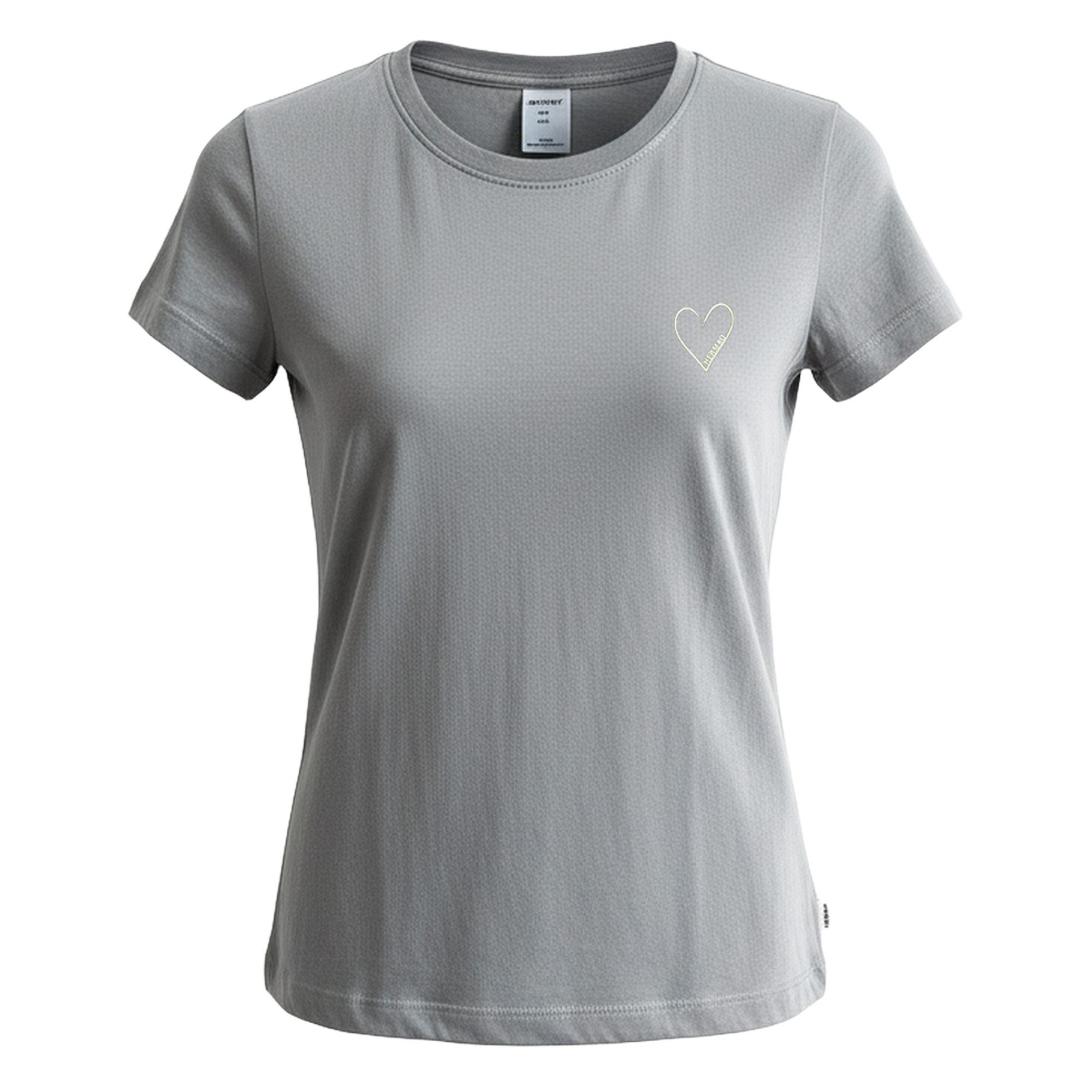 HERMKO Kurzarmshirt 701180055 T-Shirt 100% Bio-Baumwolle mit Druckmotiv hergestellt in EU