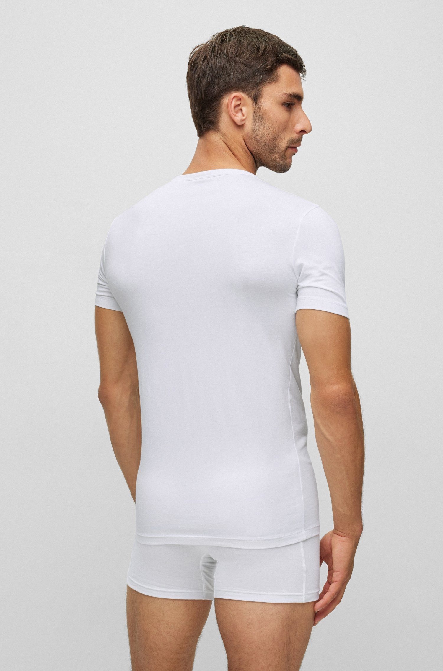 BOSS T-Shirt TSHIRTVN 2P MODERN (Packung, 2-tlg., 2er)