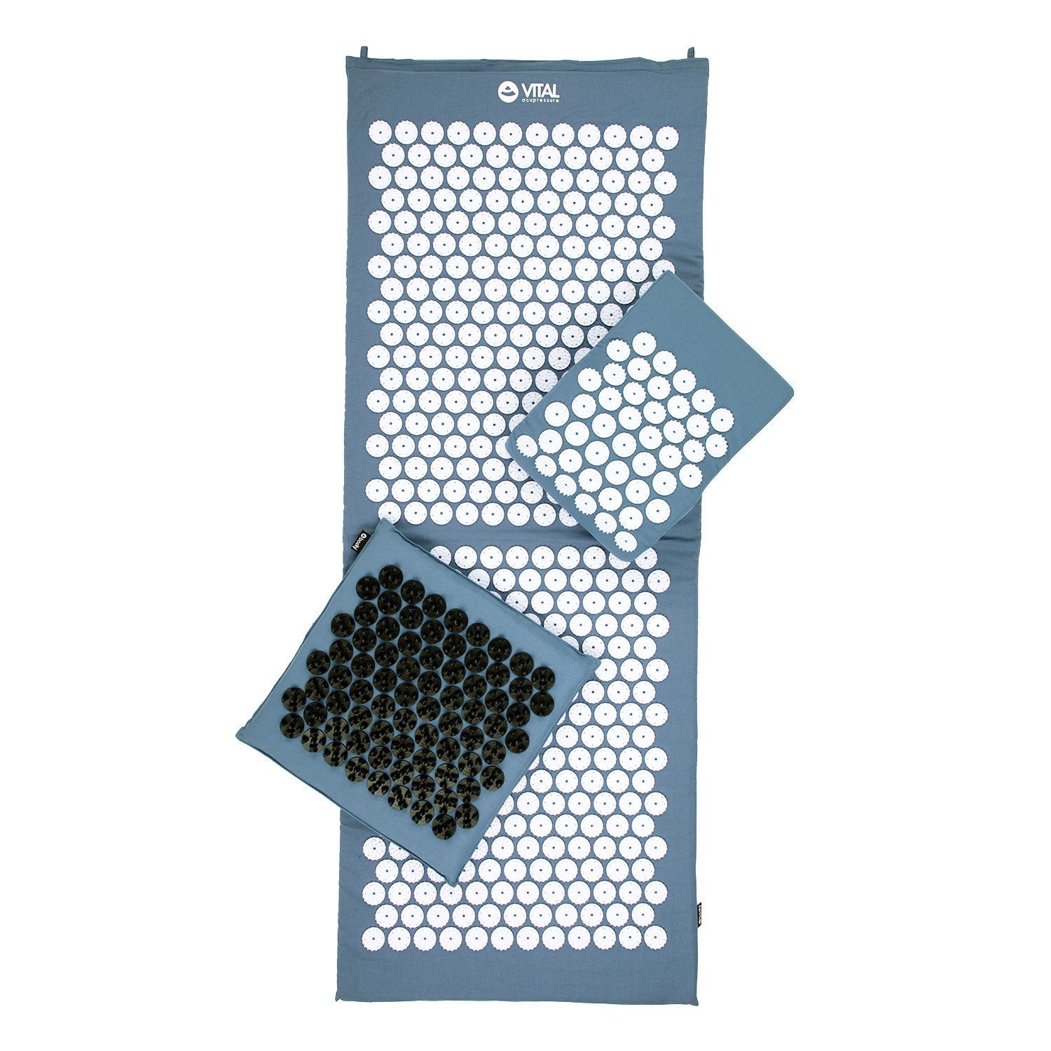 Akupressurmatte VITAL Akupressurmatte XL Deluxe-Set SOFT blau