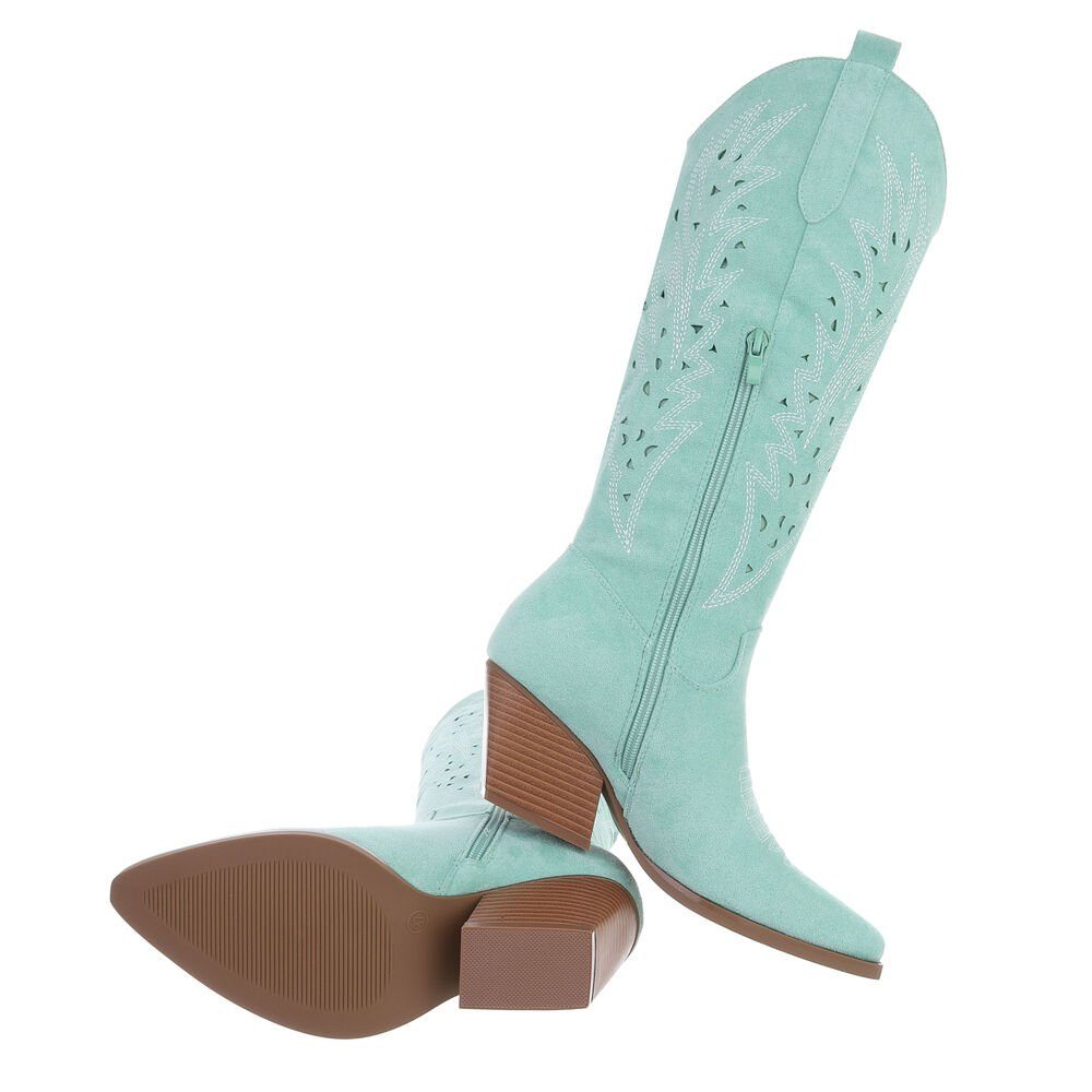 Ital-Design Damen Cowboyboots Western Westernstiefel (83592553) günstig online kaufen