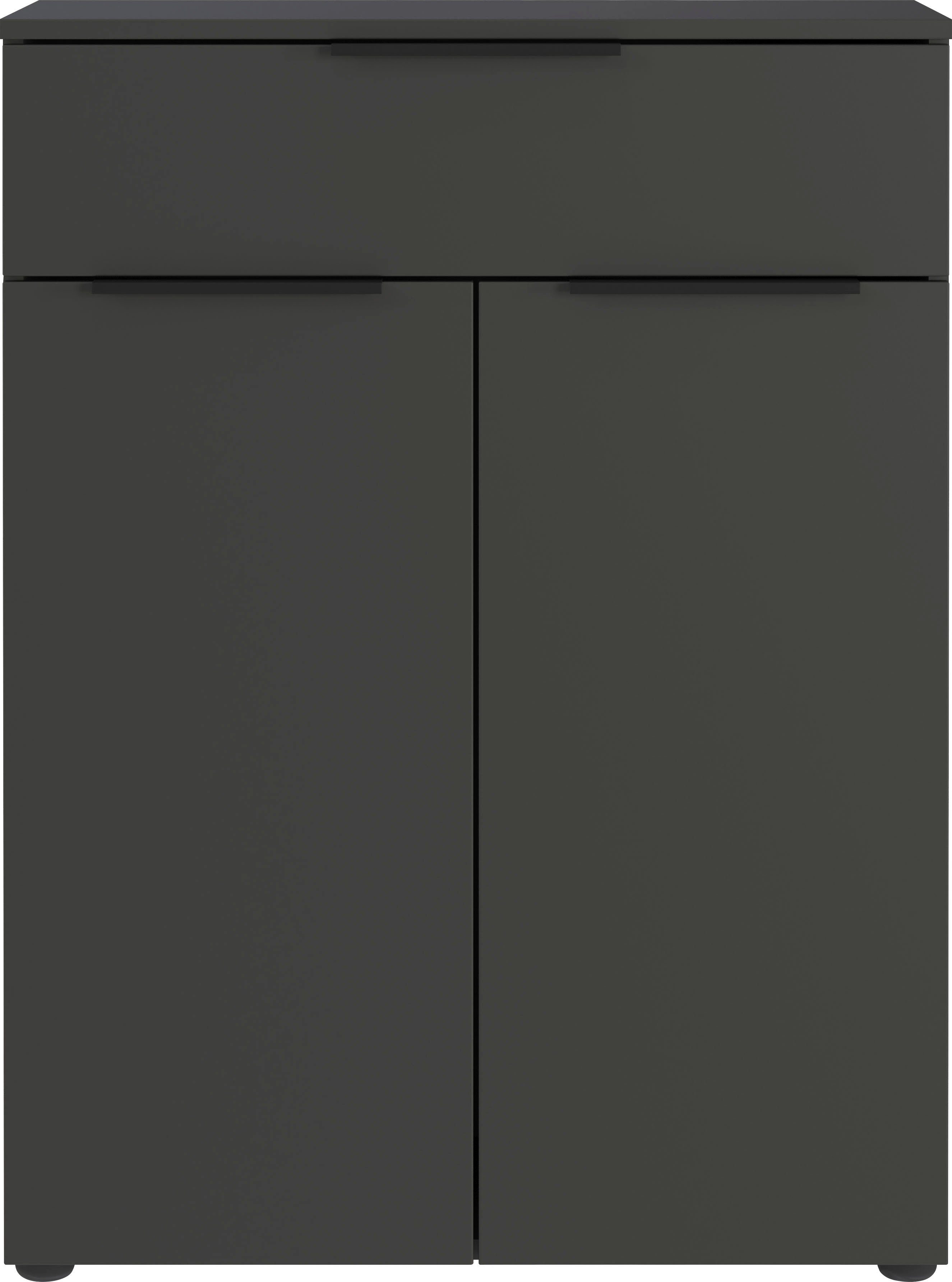 GERMANIA Midischrank Crandon Kommode mit einer Schublade und 2 Türen,ein  verstellbarer Einlegeboden | Regale