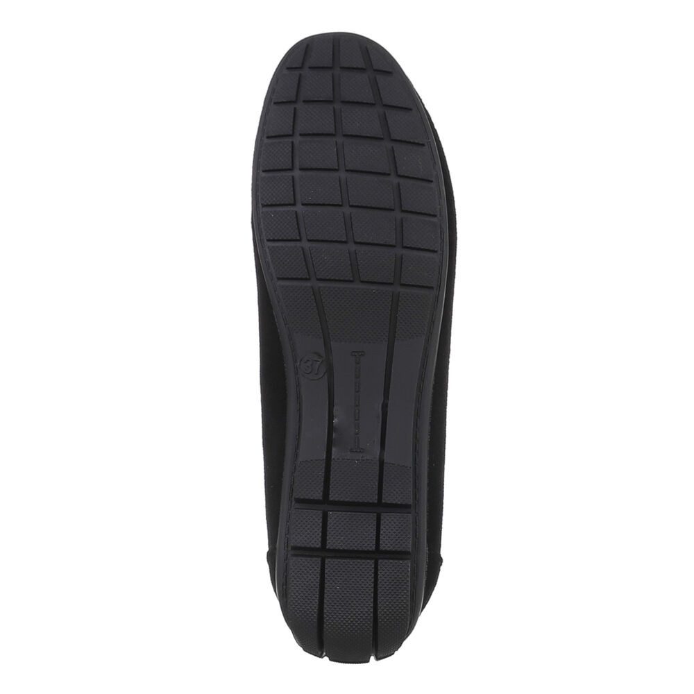 Ital-Design Klassische Slipper – Komfortable Alltagsschuhe für Sie Slipper (89319097) Flach Mokassins in Schwarz