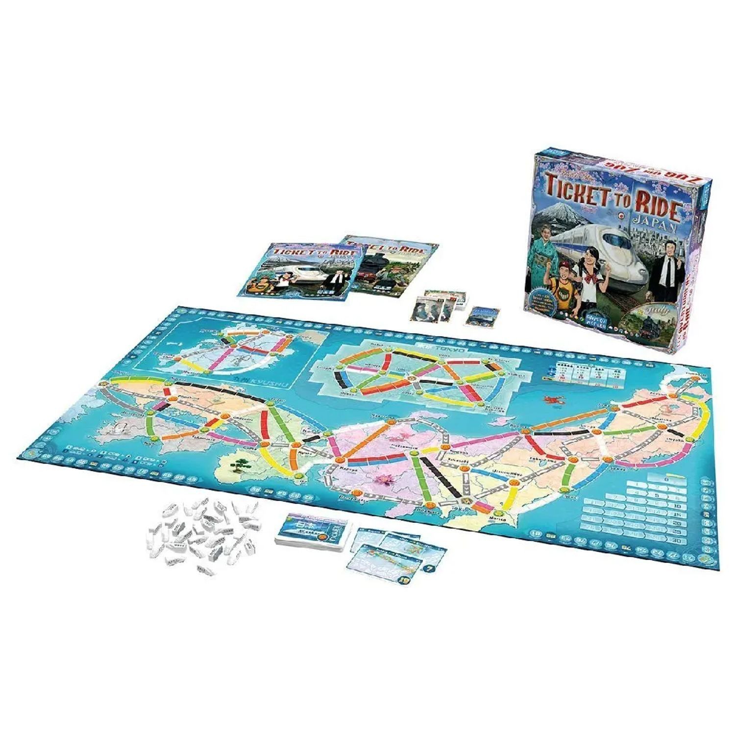 Days of Wonder Spiel Zug um Zug, Japan + Italien (Spiel-Zubehör)