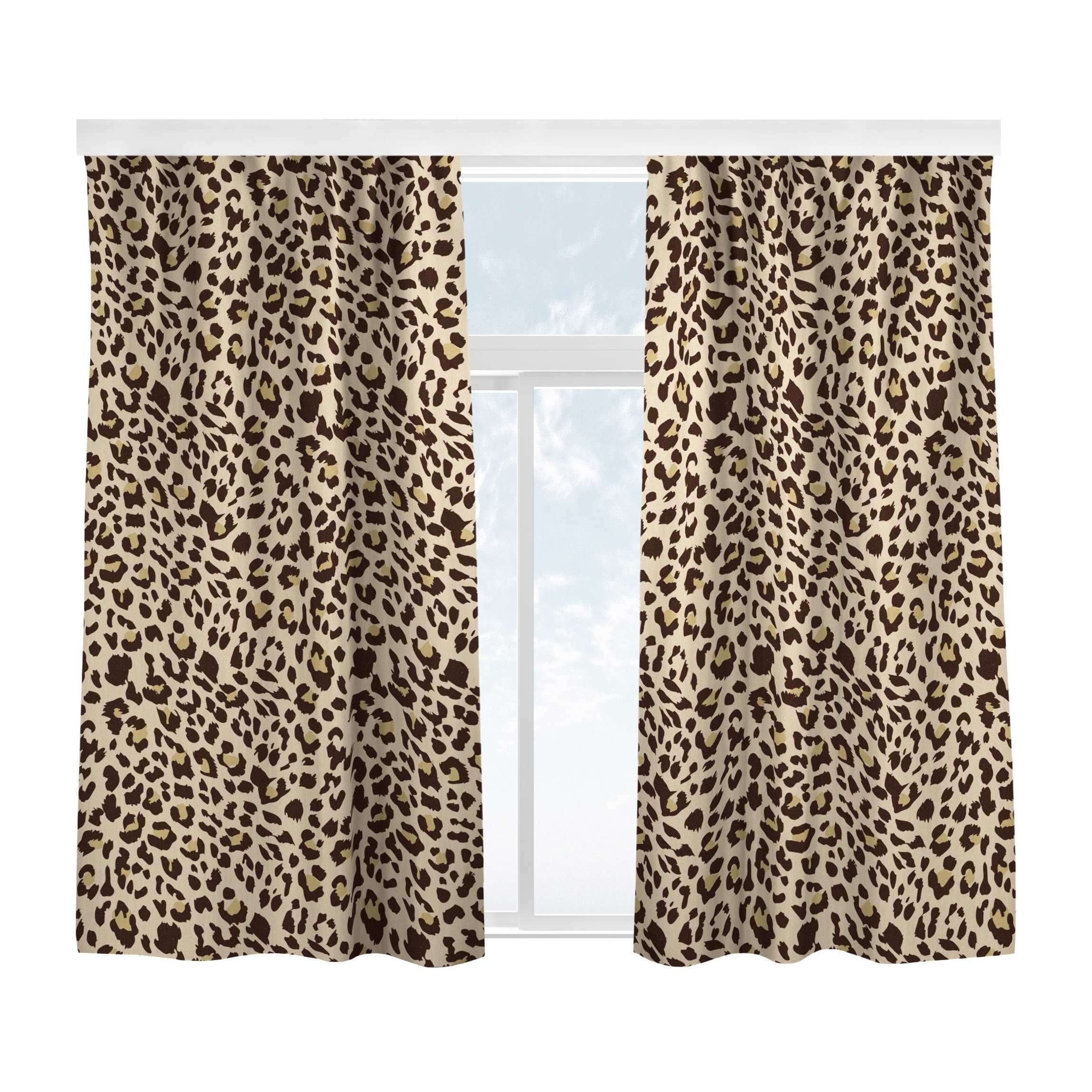 Bilderdepot24 Vorhang Gardine Muster Leopard Türvorhang günstig online kaufen