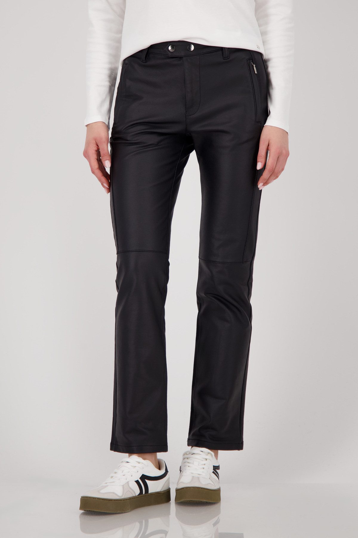 Monari Lederimitathose mit gerader Beinform günstig online kaufen