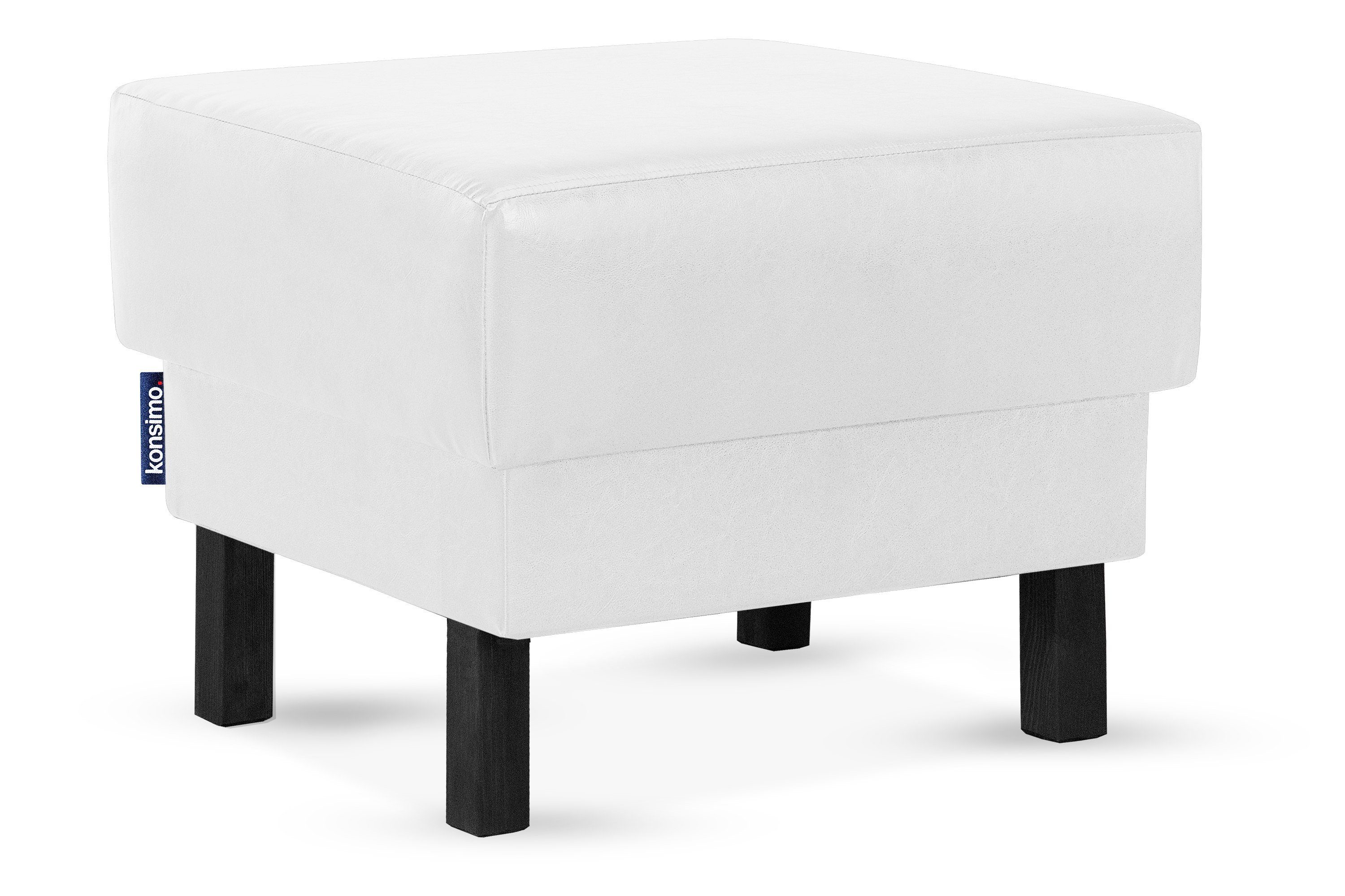 KONSIMO® Sitzhocker ESPECTO Pouffe Hocker, Kunstleder-Puffsessel, günstig online kaufen