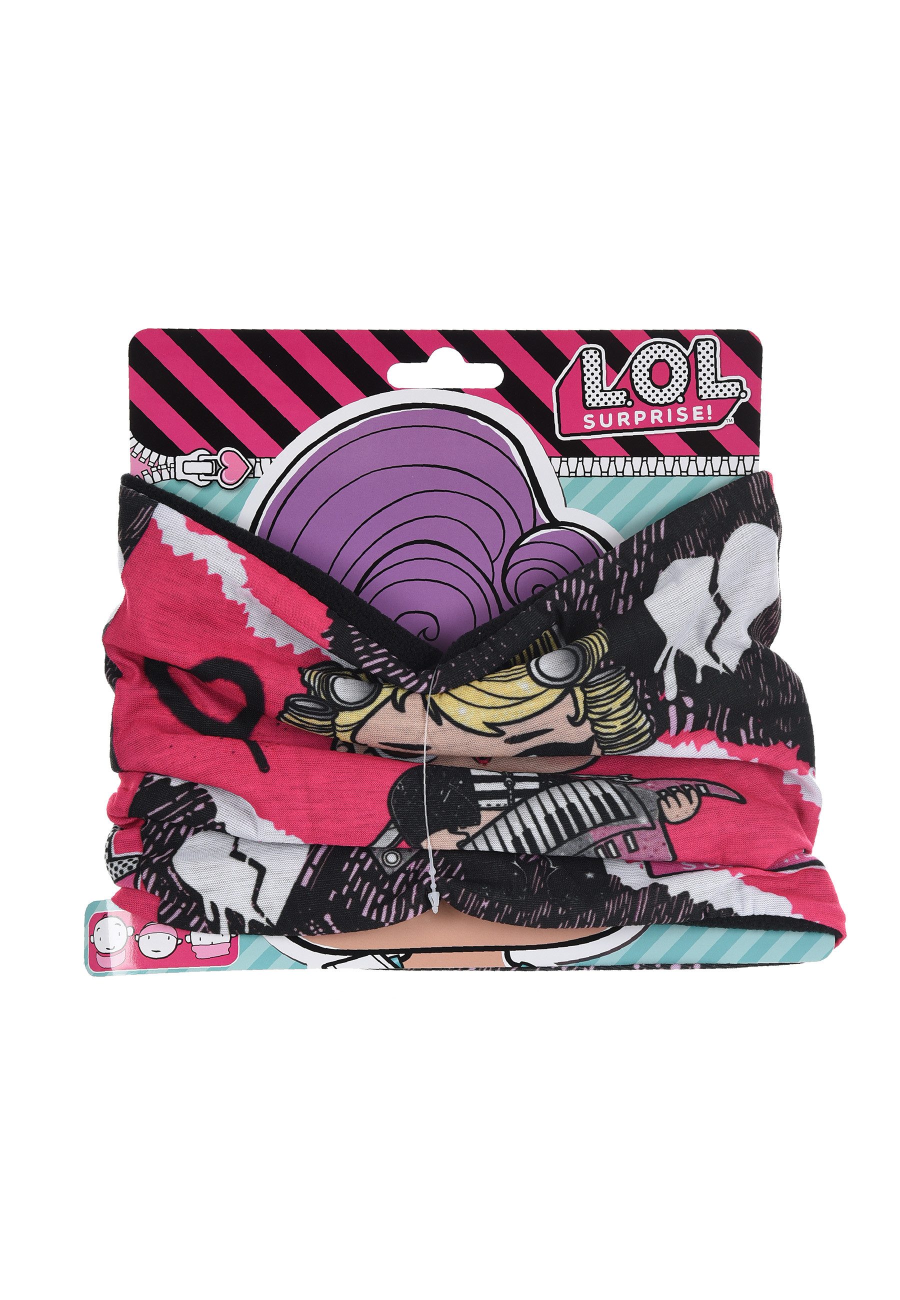 L.O.L. SURPRISE! Loop Kinder Mädchen Winter-Schal Schlauch-Schal