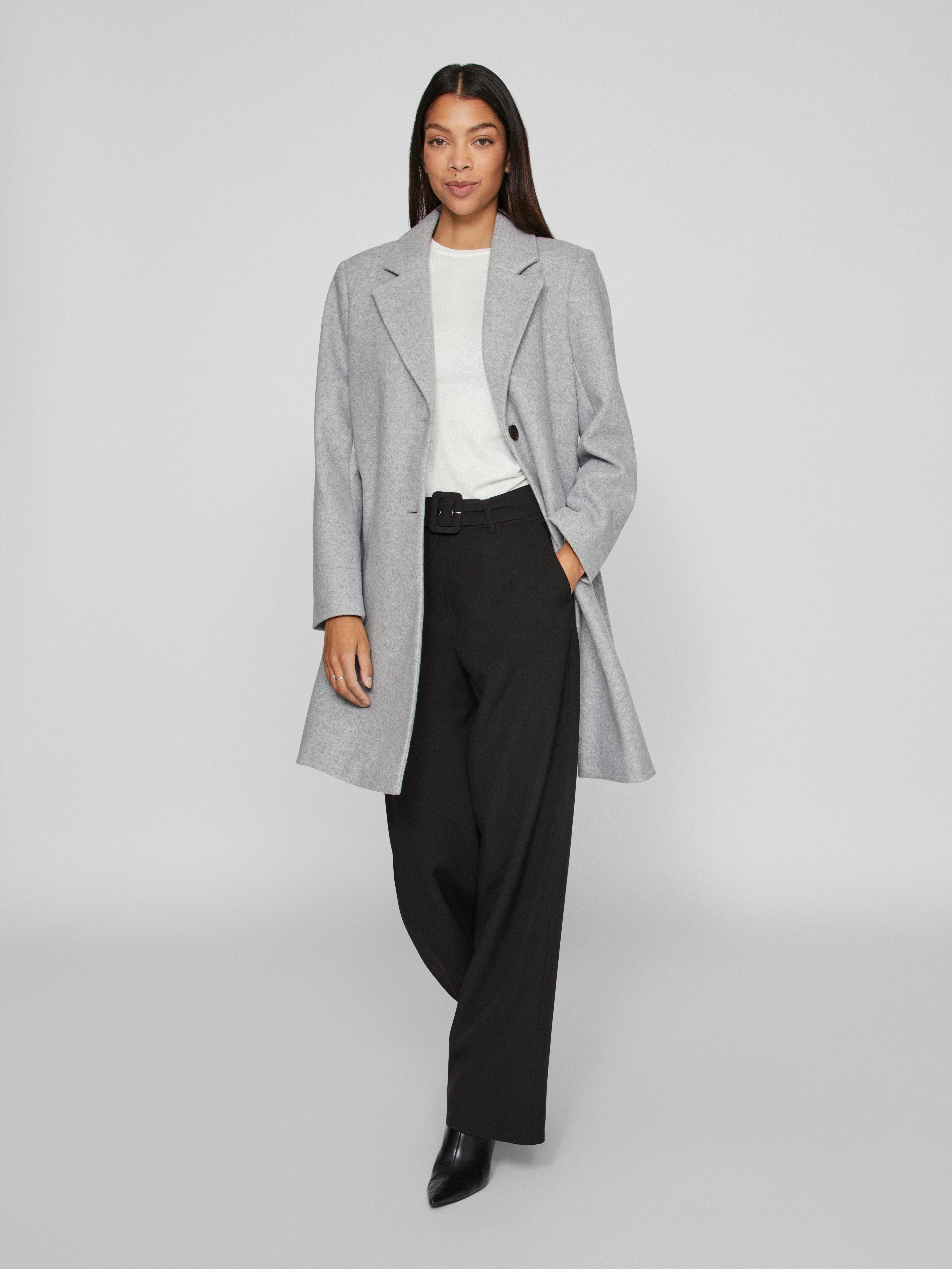 Vila Kurzmantel VICLAUDIA BUTTON COAT - NOOS