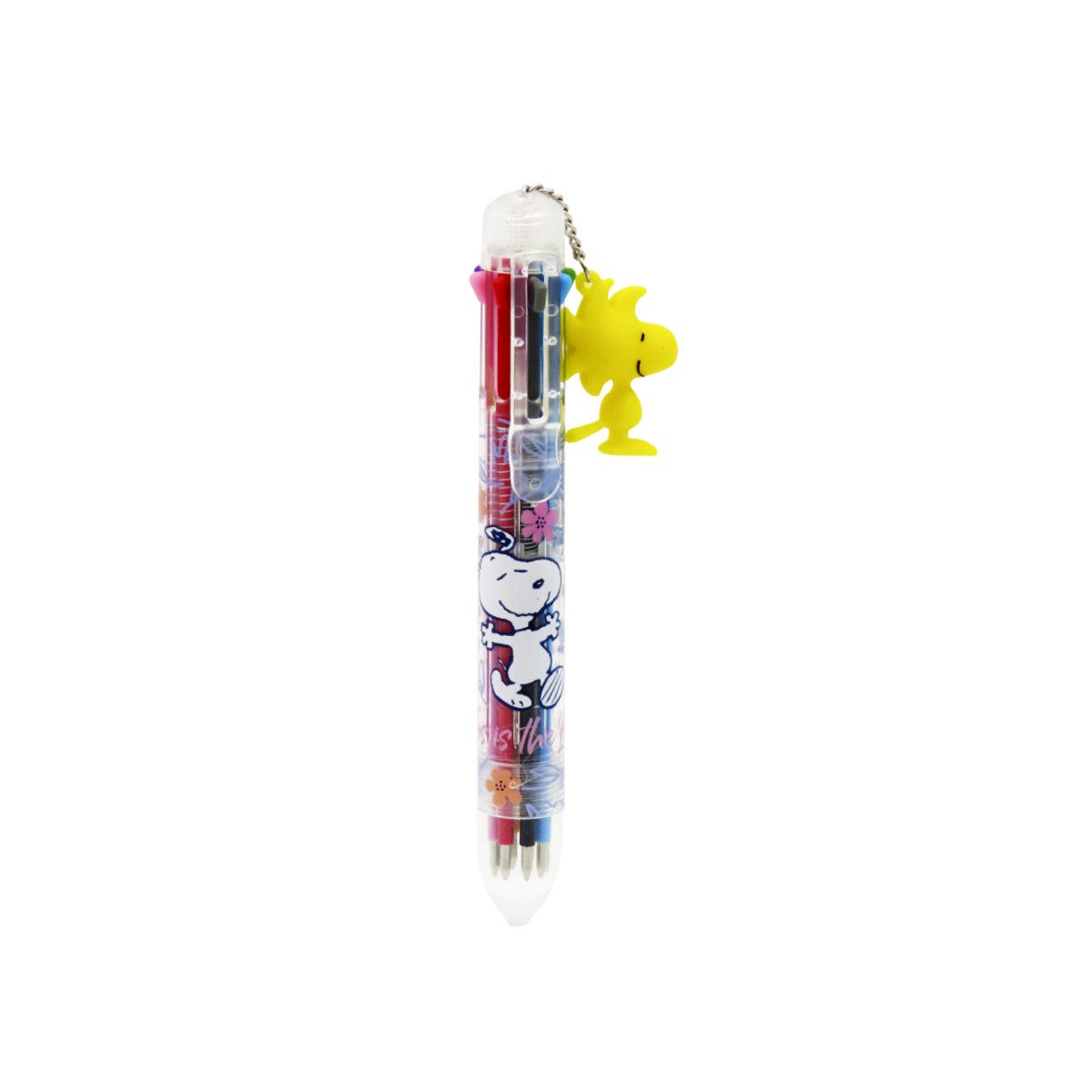 Snoopy Kugelschreiber 1 Stück 8 Farben Kugelschreiber mit 3D Figur Mehrfarbstift, (Set, 1-tlg)