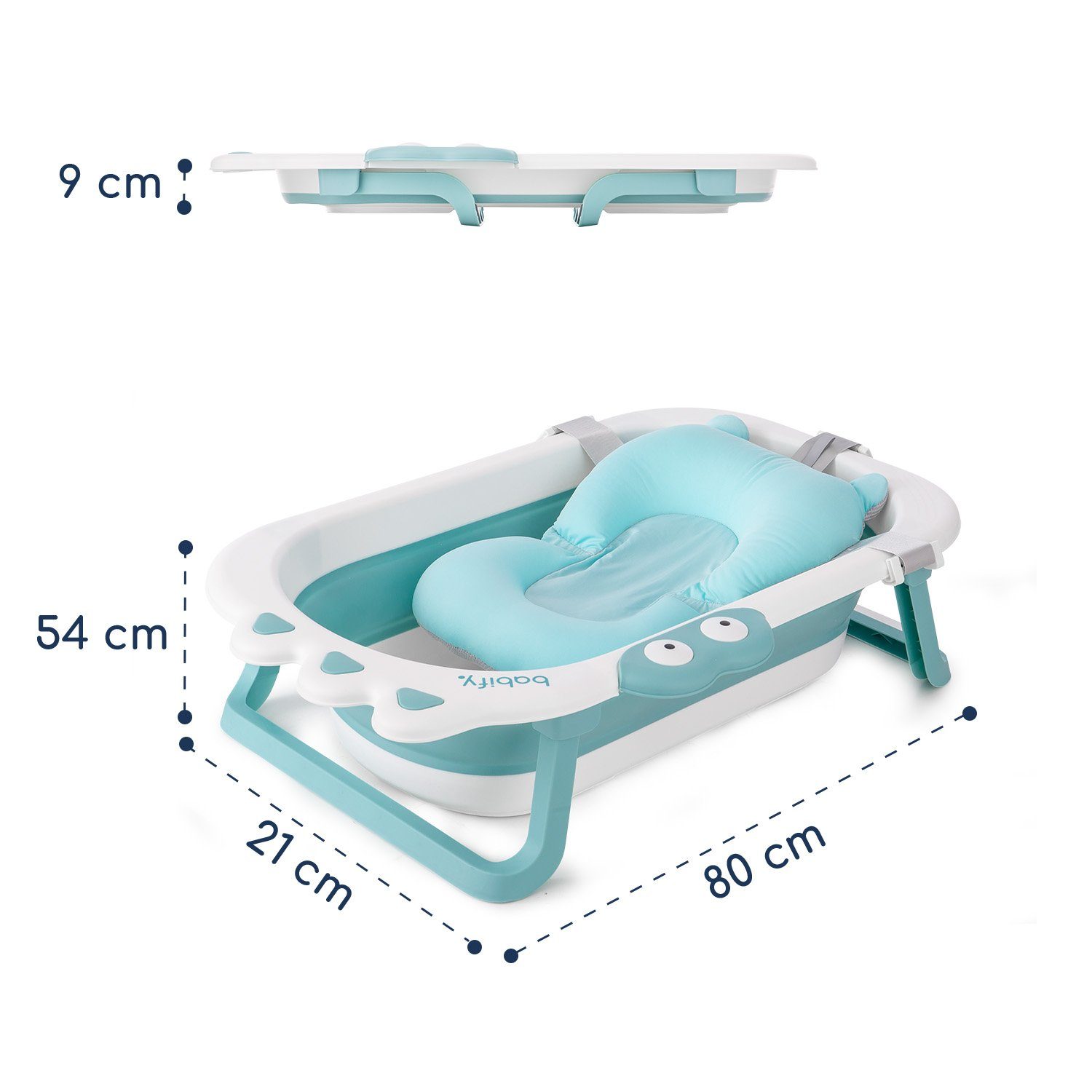 Geburt baby Säuglinge mit ab klappbare Babify Kissen, Baby Babywanne freistehend Folding Babybadewanne dusche