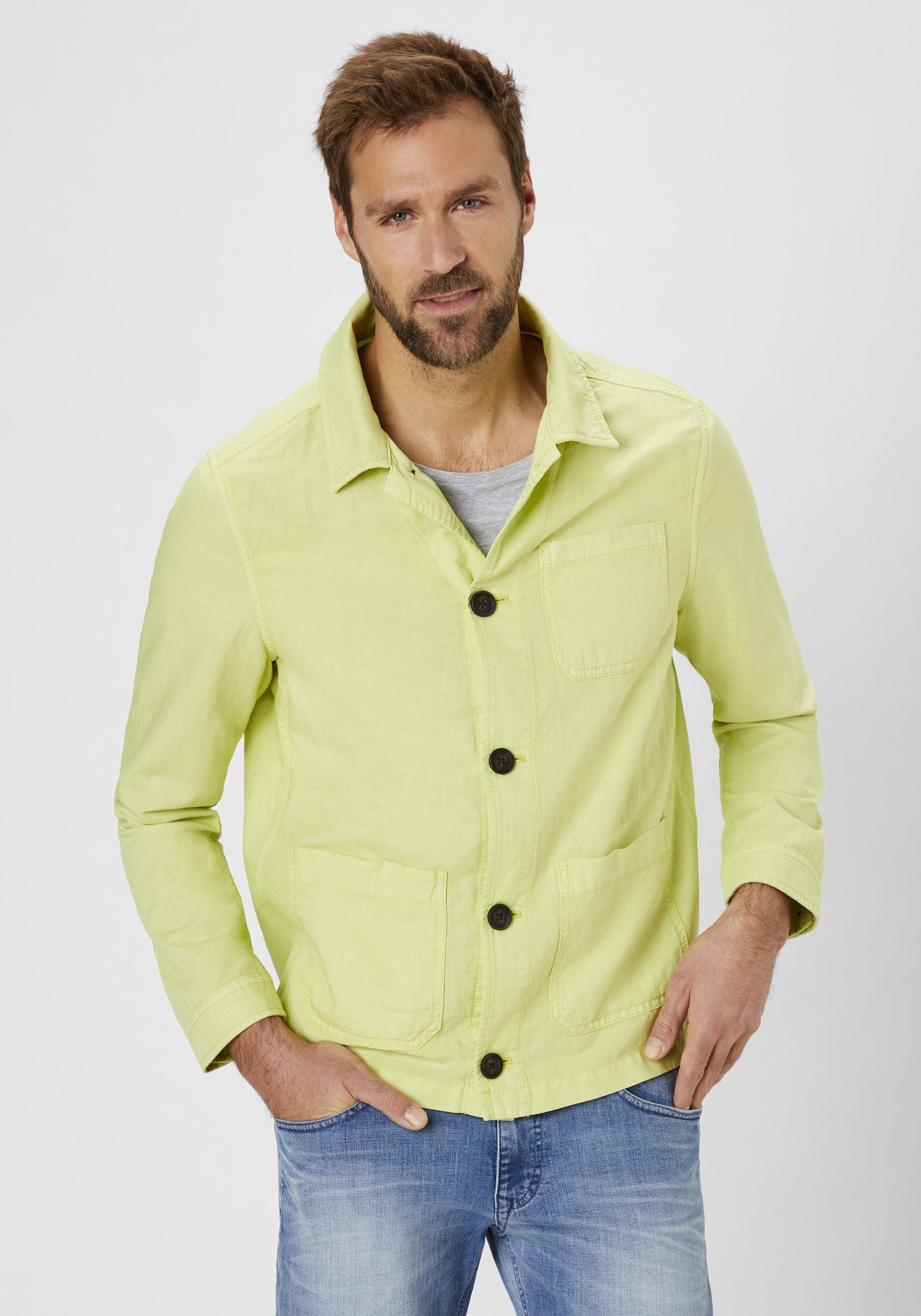 Redpoint Blouson Grover Modische Shades der Hemdjacke aus Lime 16 Edition