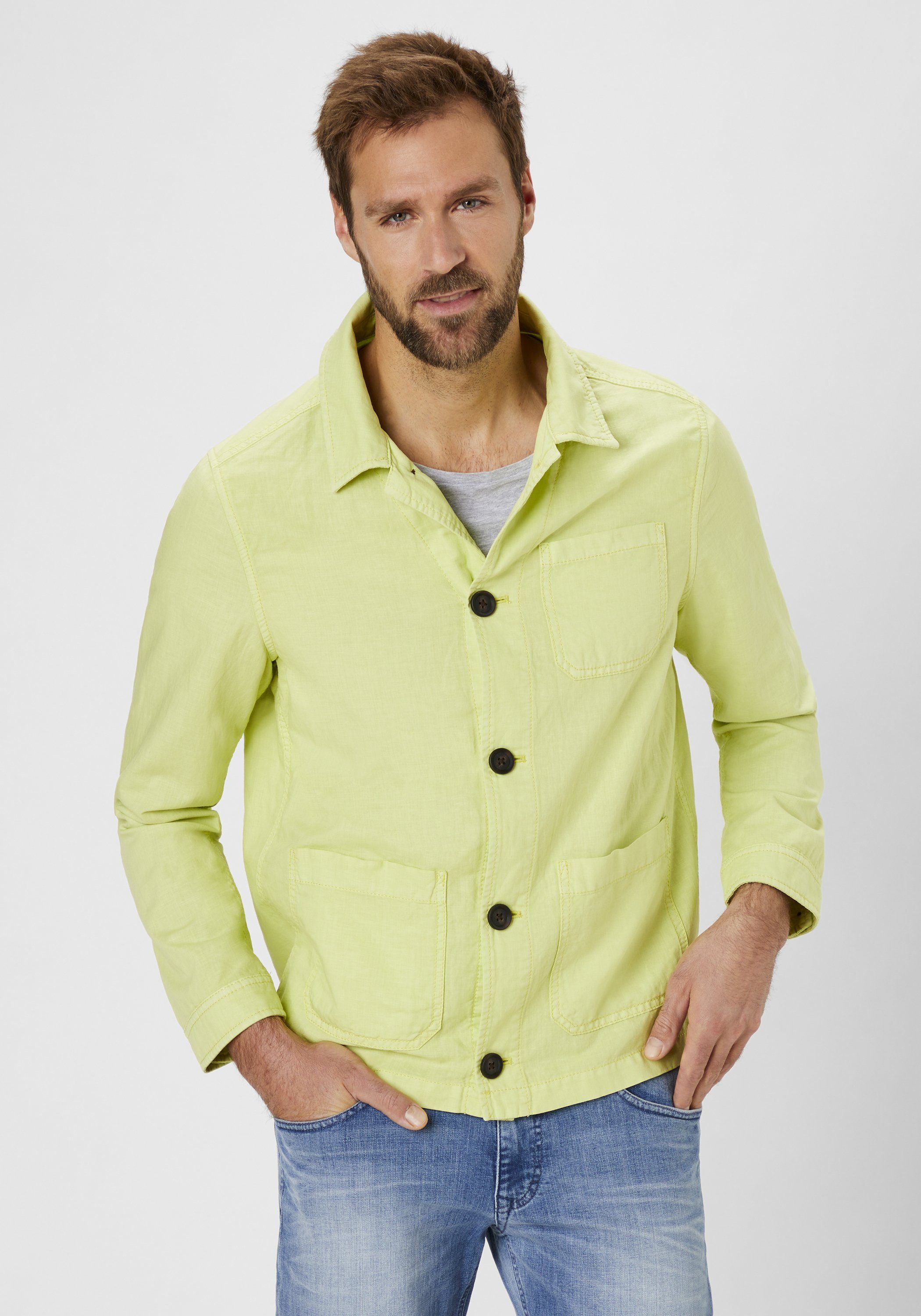 Redpoint Blouson Grover Modische Hemdjacke aus der 16 Shades Edition Lime