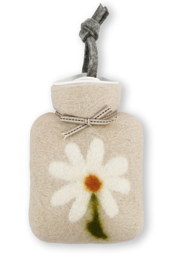 Dorothee Lehnen Wärmflasche Mini-Wärmflasche - MARGERITE - iceberg, white dune
