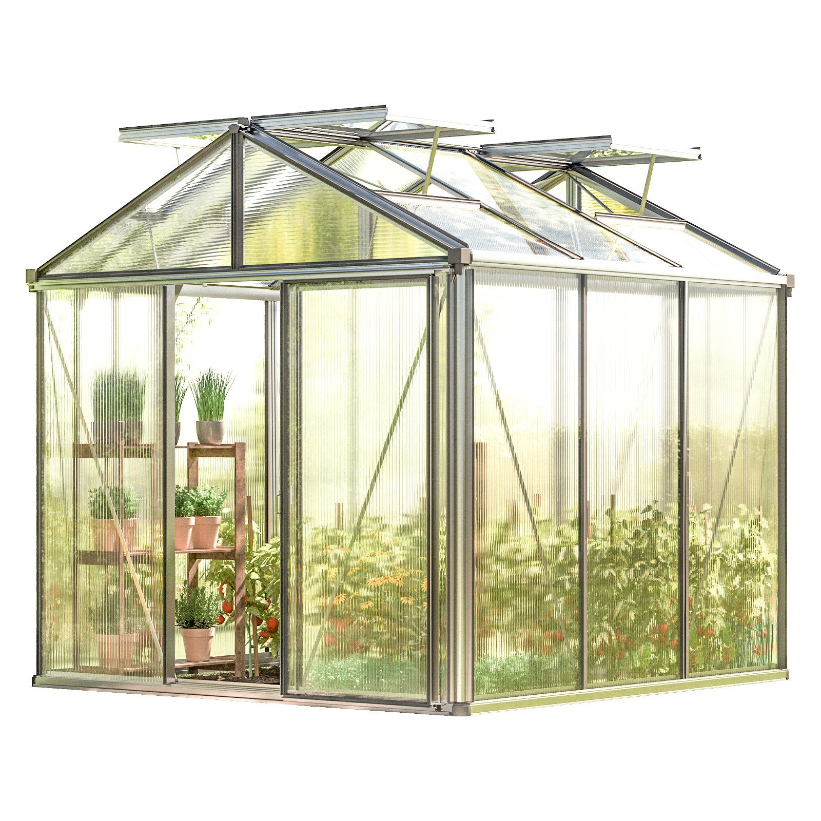 GFP Gewächshaus Diamas 21 Light Farbe günstig online kaufen