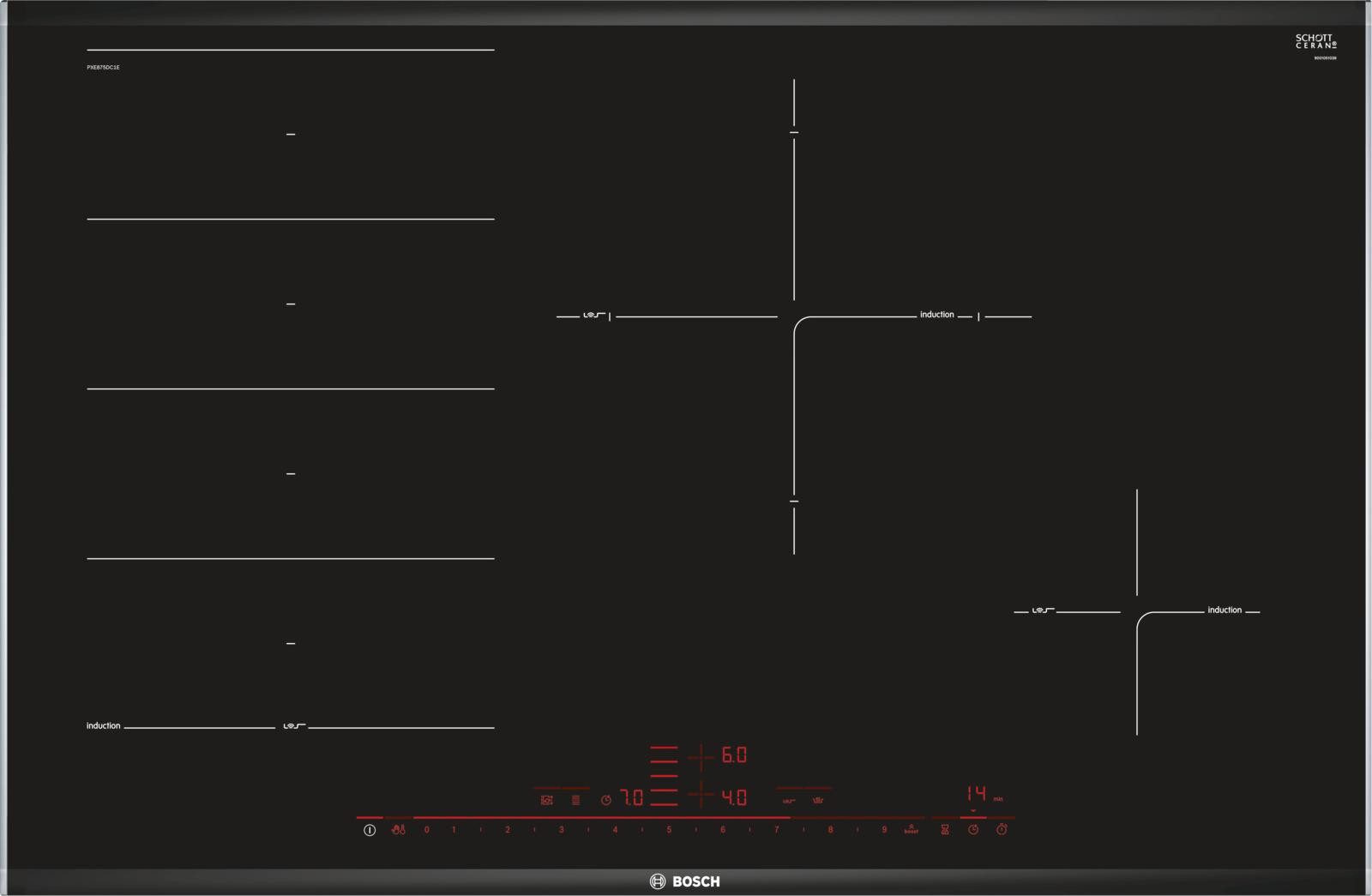 Induktions-Kochfeld PXE875DC1E