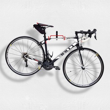 Wellgro Fahrradhalter 2x Wand Fahrradhalter - Stahl - Tragkraft bis 30 kg - Fahrradhalter