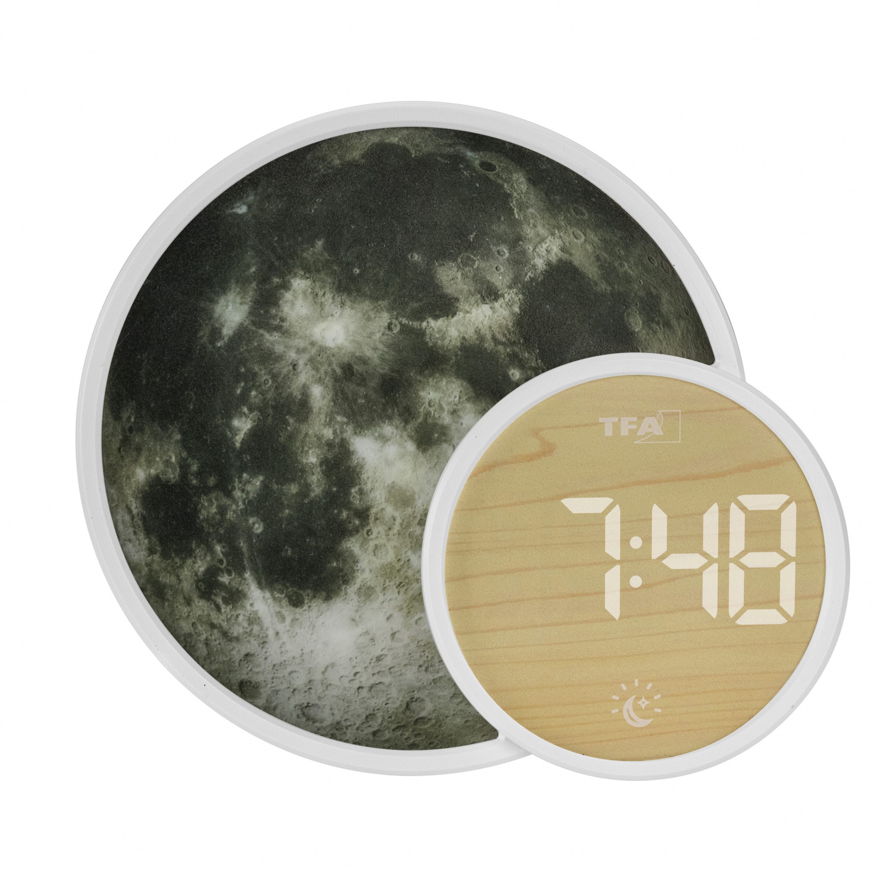 TFA Dostmann Wecker 60.2050.02 SOLUNA MINI Lichtwecker mit Stimmungslicht