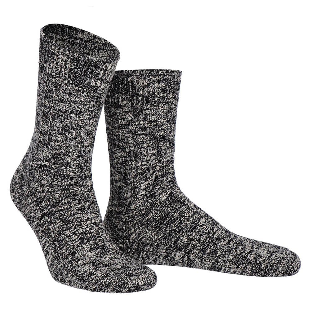 Wilox Komfortsocken Herren BOOT-Socke (1-Paar) aus hautfreundlicher BIO Baumwolle Schwarz