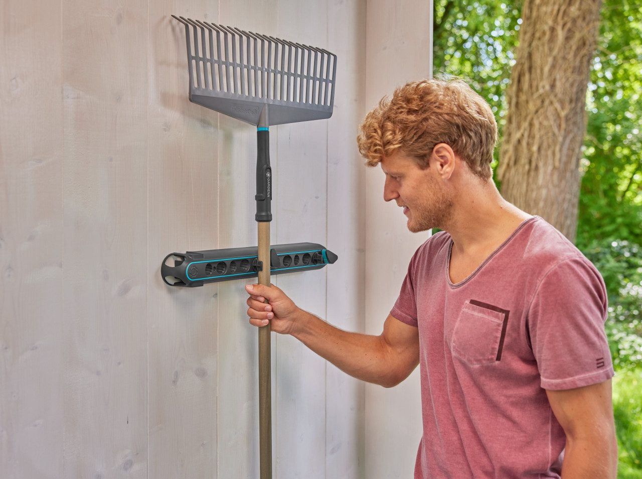 GARDENA Halterung Gardena Stielhalter für Geräteleiste Flex