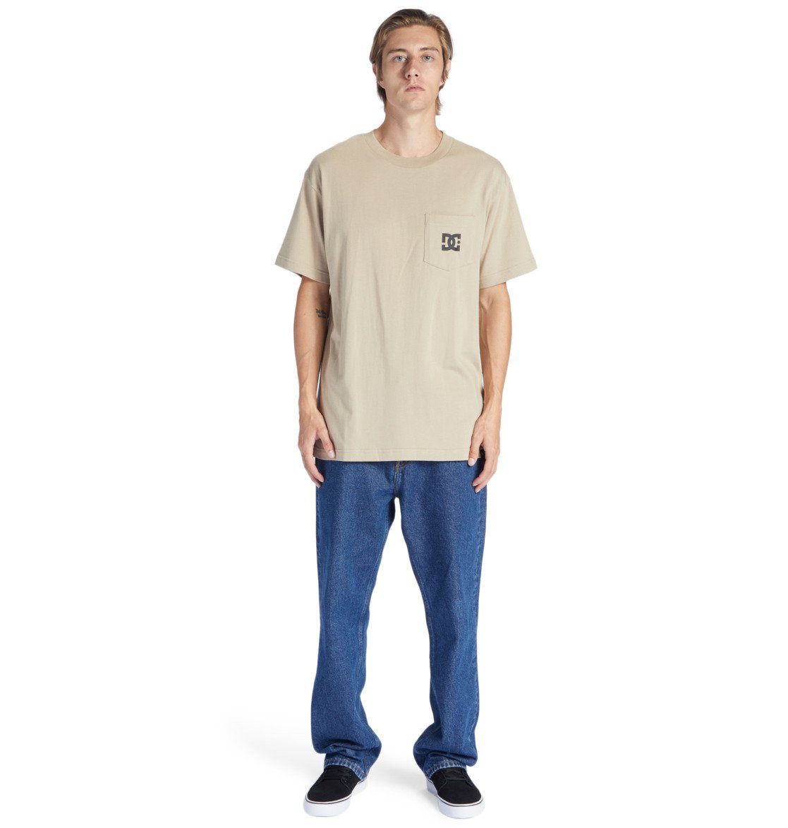 DC Shoes T-Shirt Taupe Plaza Star DC