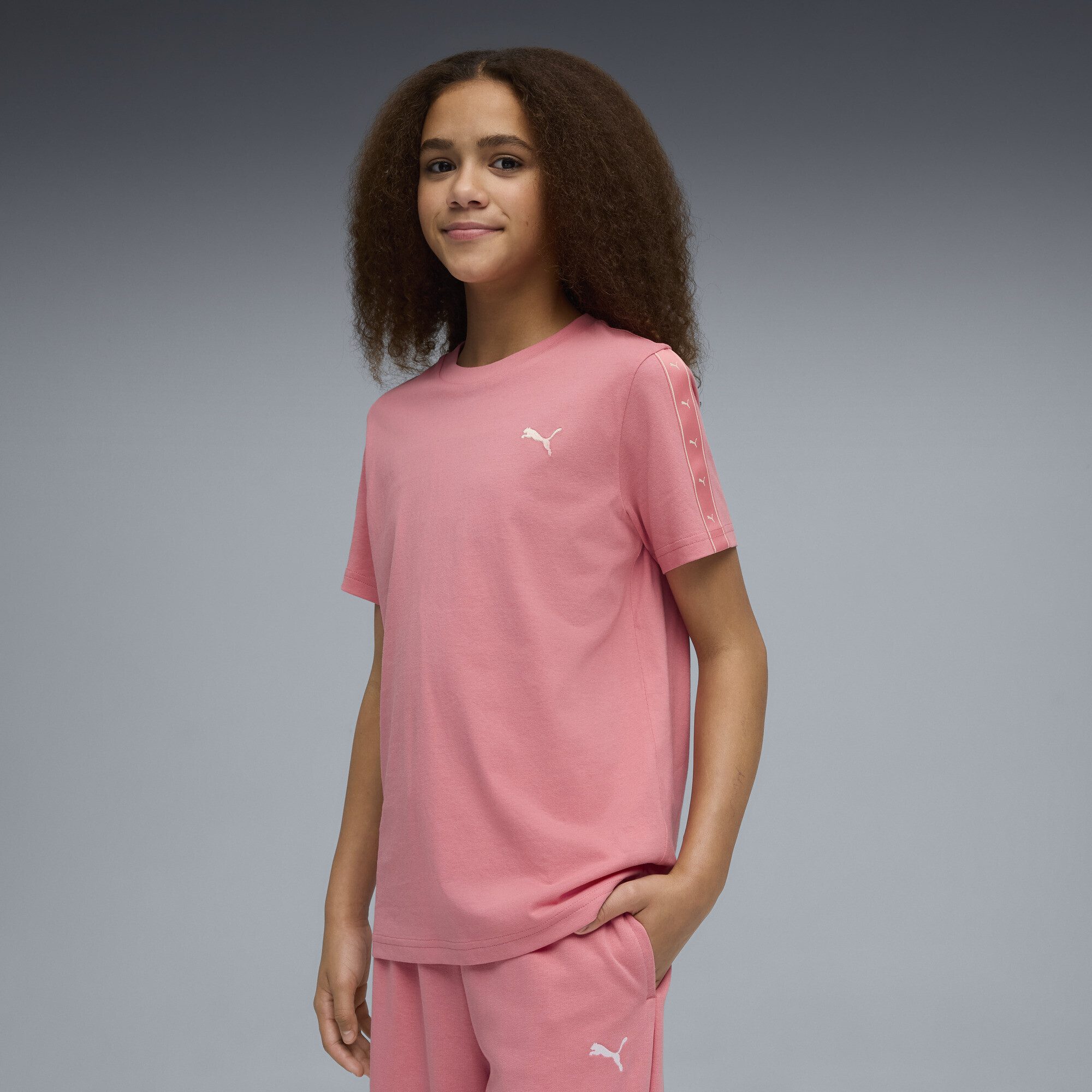 PUMA T-Shirt Essentials Tape T-Shirt Mädchen – Bild 2 von 5