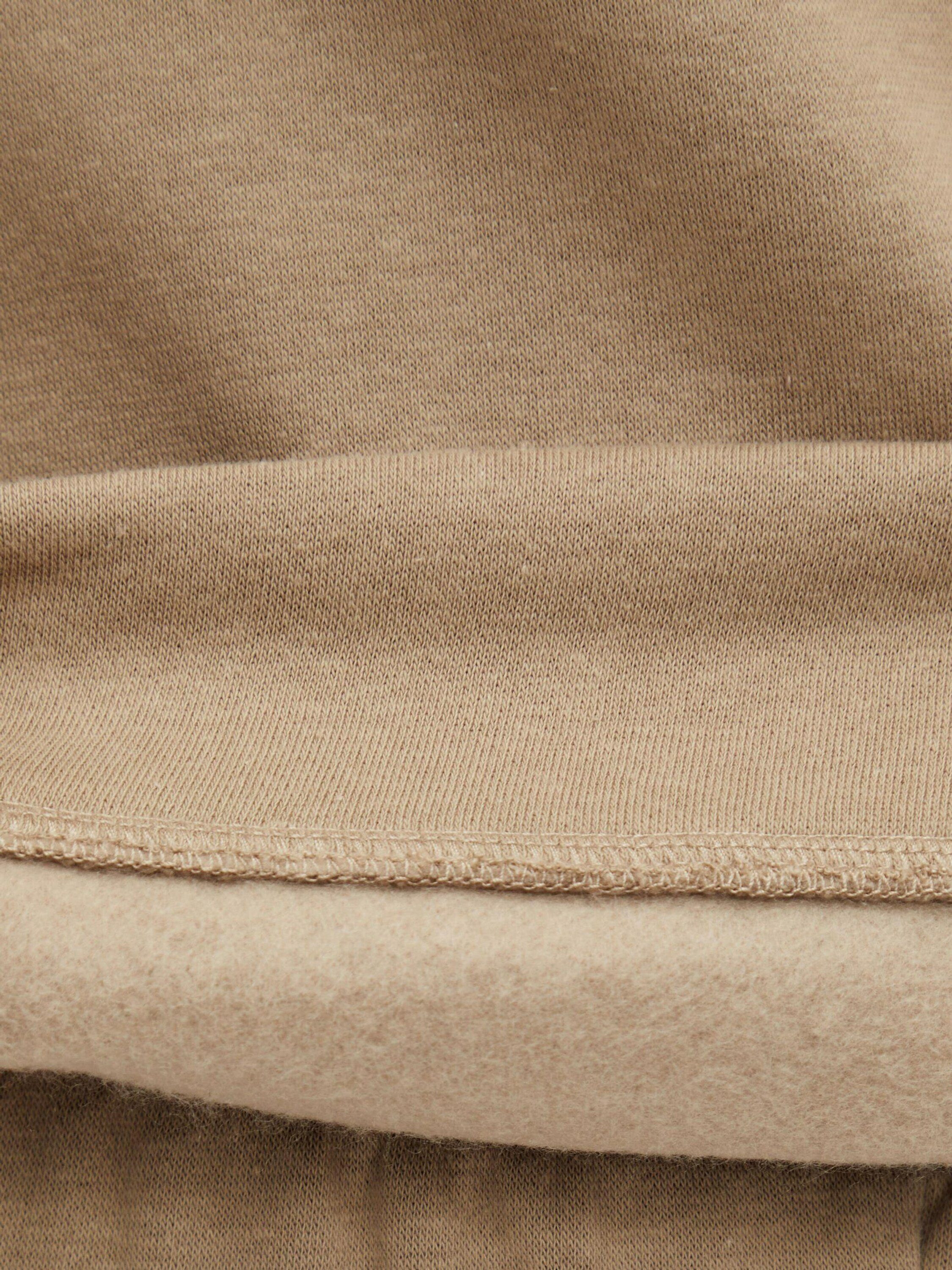 pieces Sweatshirt Chilli (1-tlg) Plain/ohne Details Dunkelbeige