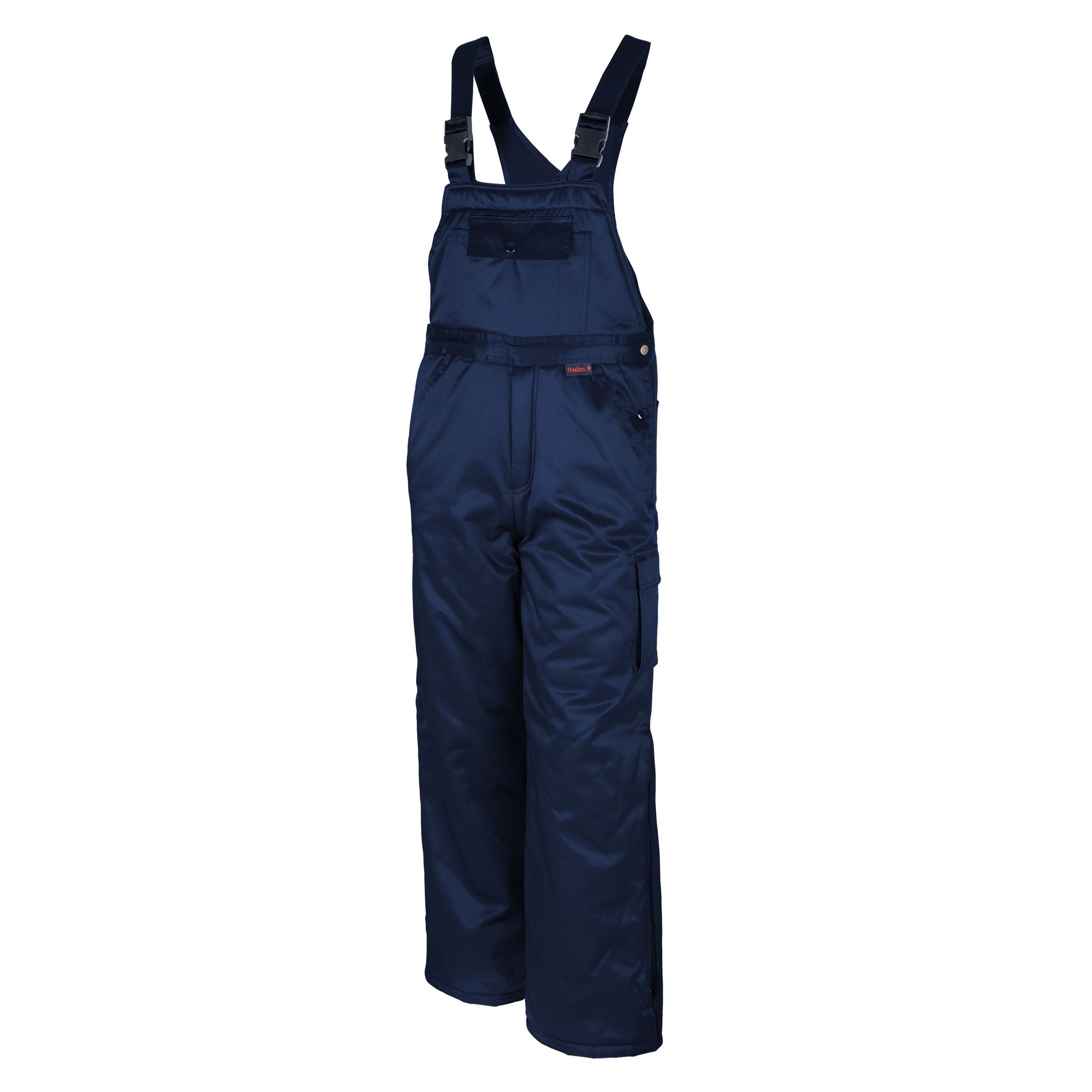 QUALITEX HIGH QUALITY WORKWEAR Arbeitslatzhose winterlatzhose gefütterte  Latzhose - winterfester Blaumann