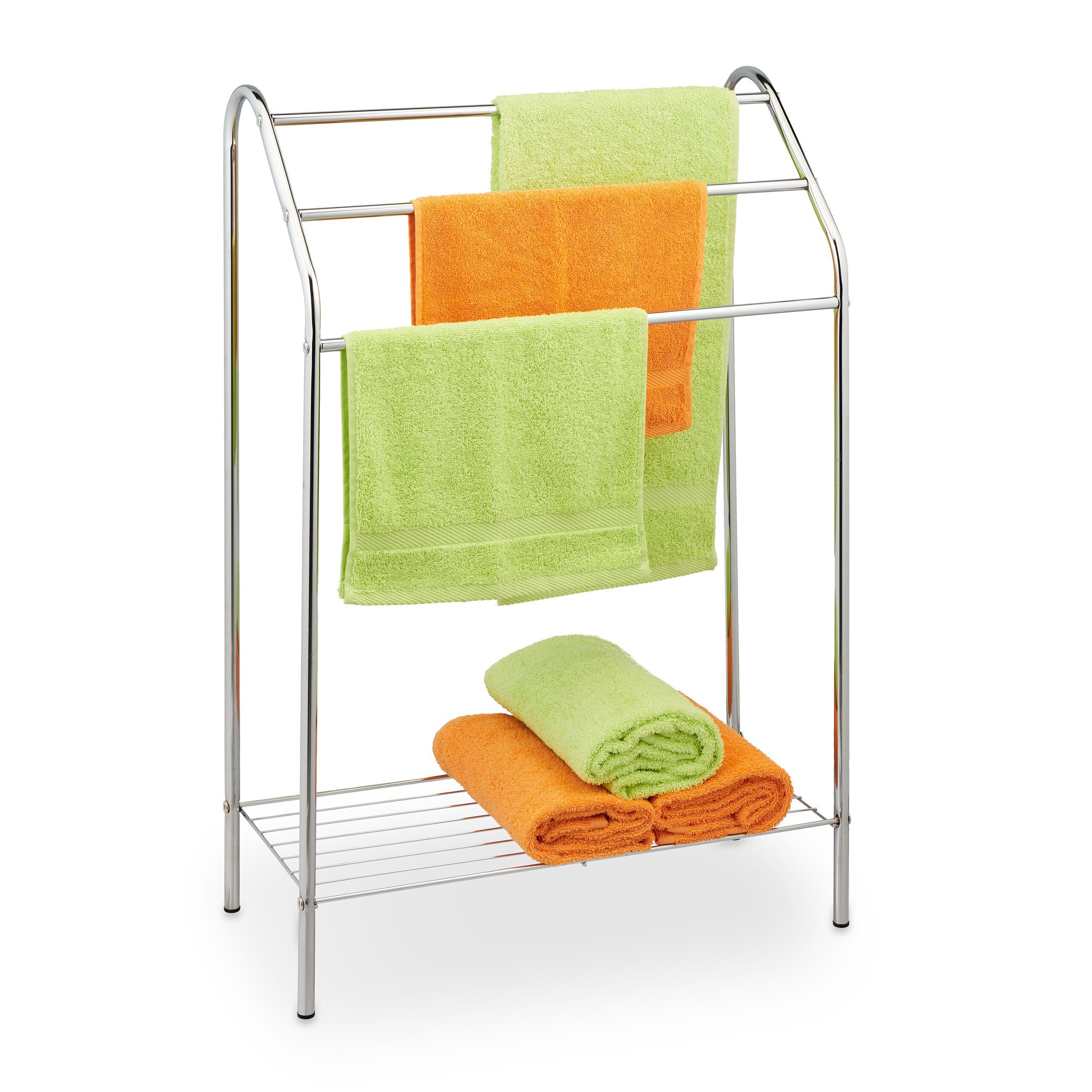 relaxdays Handtuchständer 3 armiger Handtuchständer mit günstig online kaufen