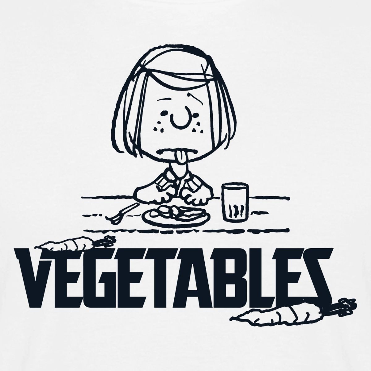 Spreadshirt T-Shirt Peanuts Peppermint Patty Gemüse Männer T-Shirt (1-tlg)