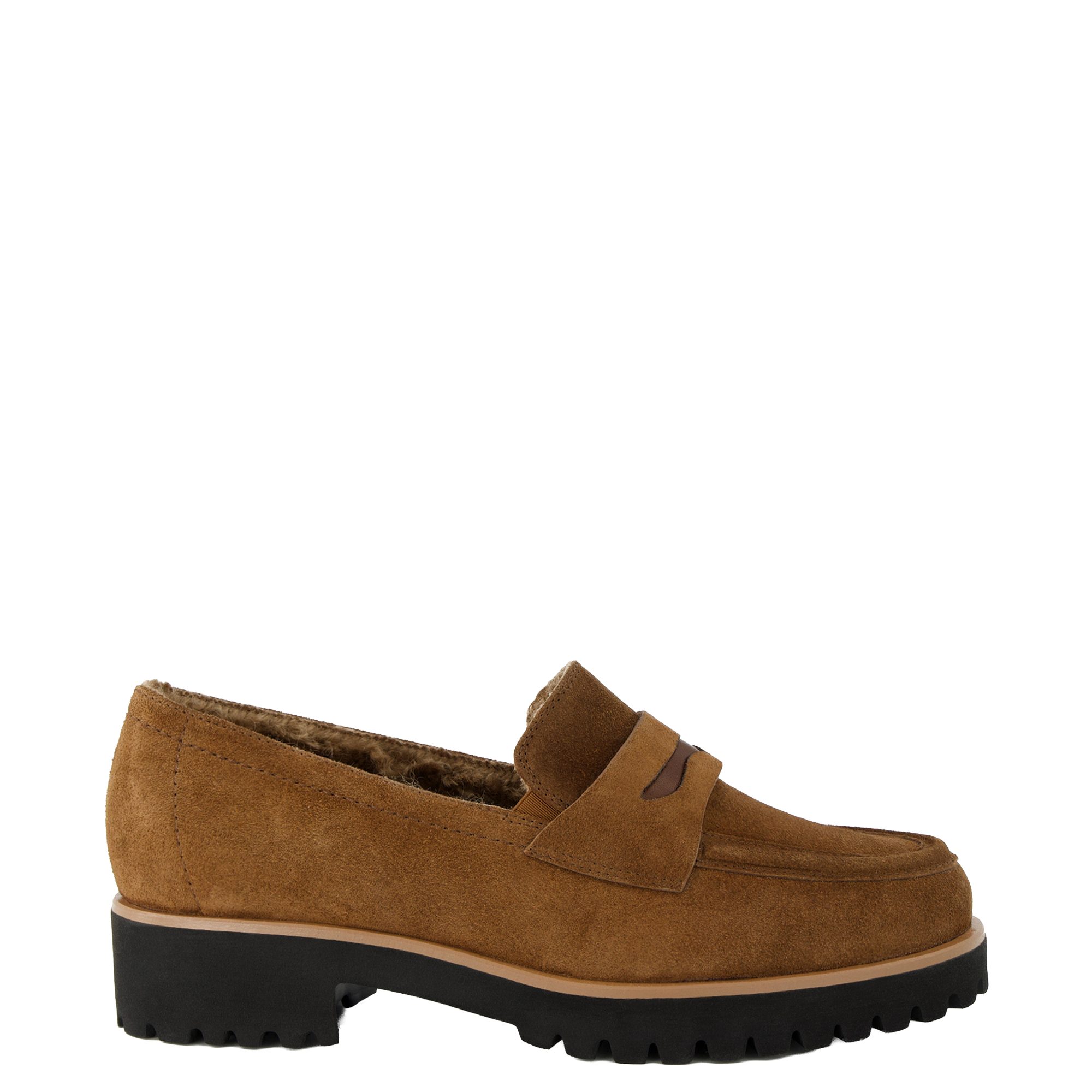 Paul Green Paul Green 1233-001, Warmfutter, Slipper & Mokassin, Braun, Damen Slipper