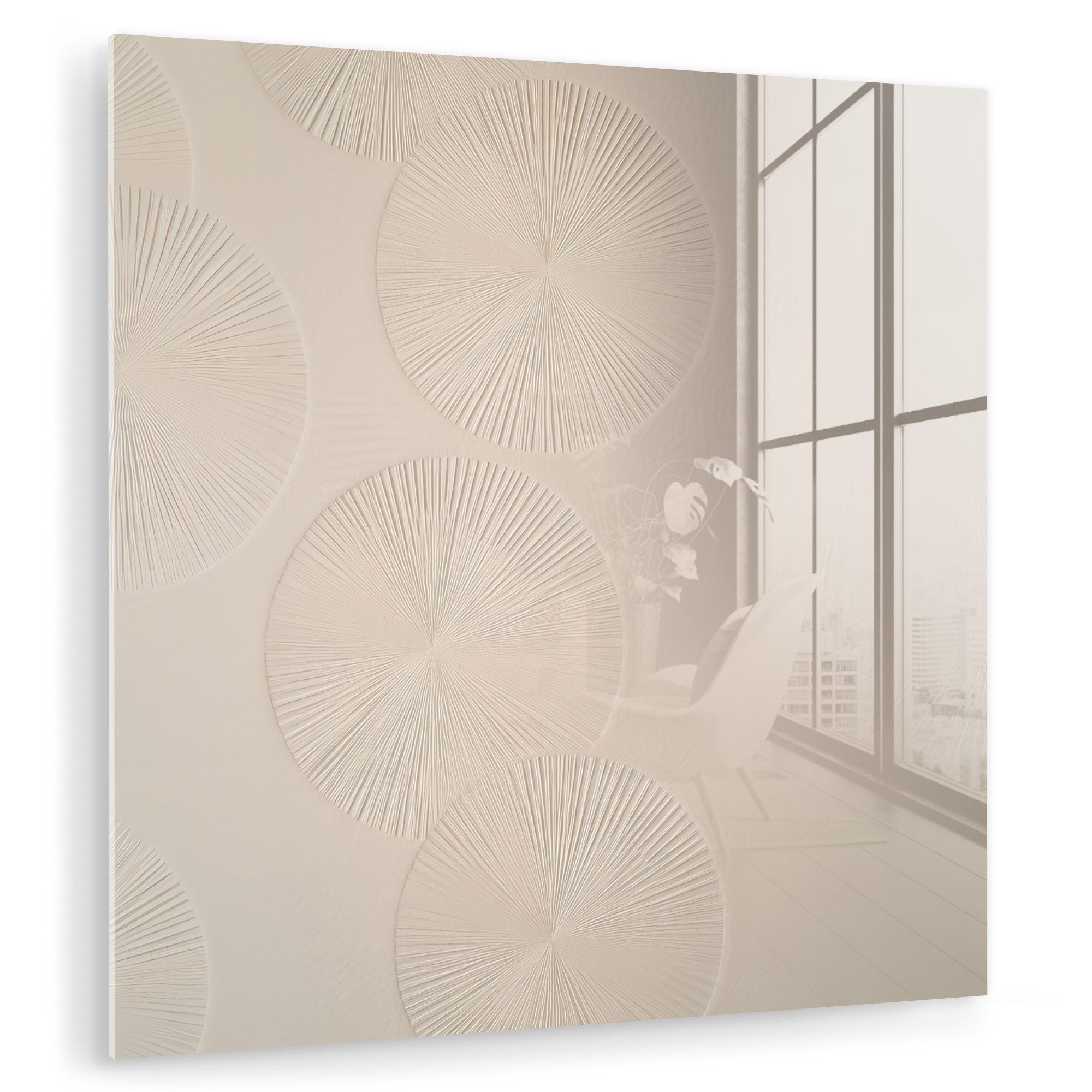 MuchoWow Acrylglasbild Japandi - Beige - günstig online kaufen