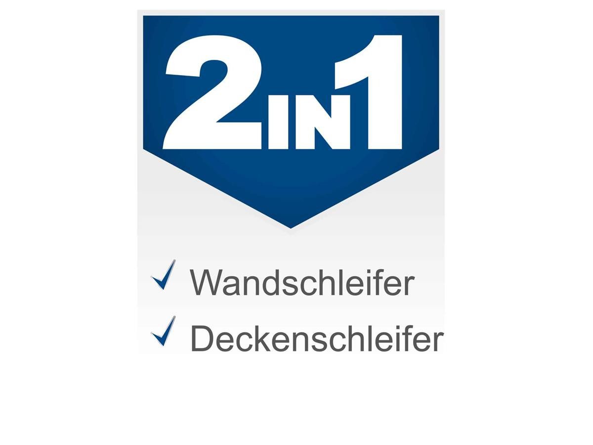 Scheppach Deckenschleifer DS930, max. 7500 U/min, 7500 U/min, 2500 m/min, (Set, 29-tlg), 2in1Trockenbauschleifer Langhalsschleifer