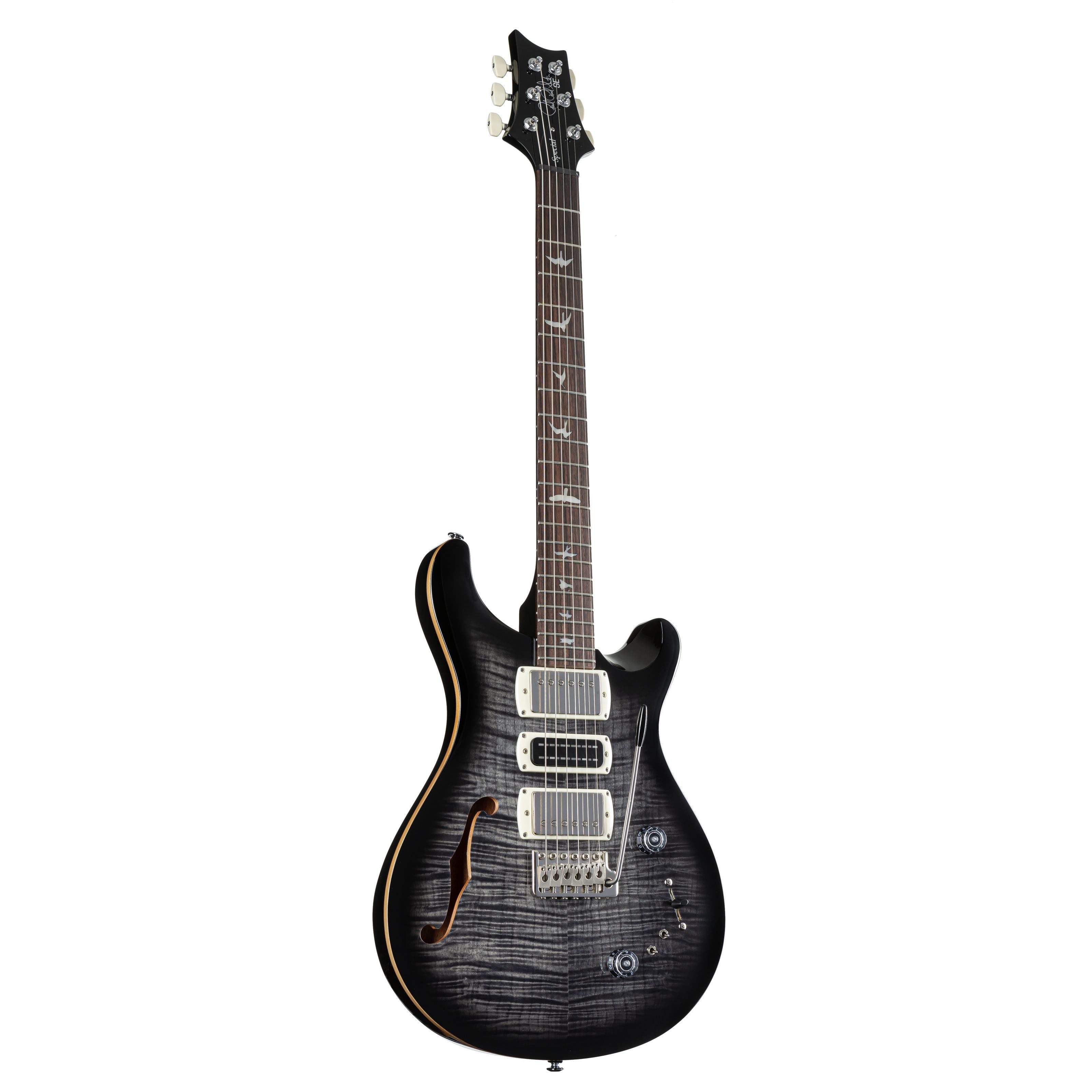 PRS E-Gitarre, E-Gitarren, PRS-Modelle, SE Special Semi-Hollow RW Charcoal Burst - E-Gitarre