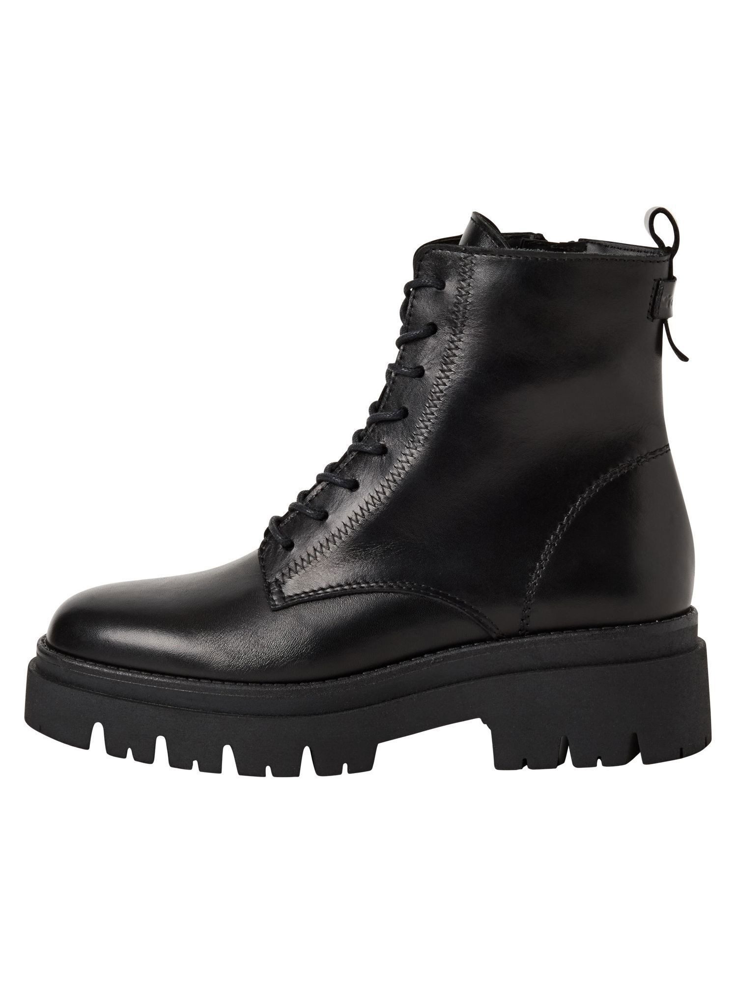 Tamaris TOUCH-IT aus Leder Blockabsatz 1-25268-45 Schnürstiefelette TOUCH-IT – Bild 4 von 5