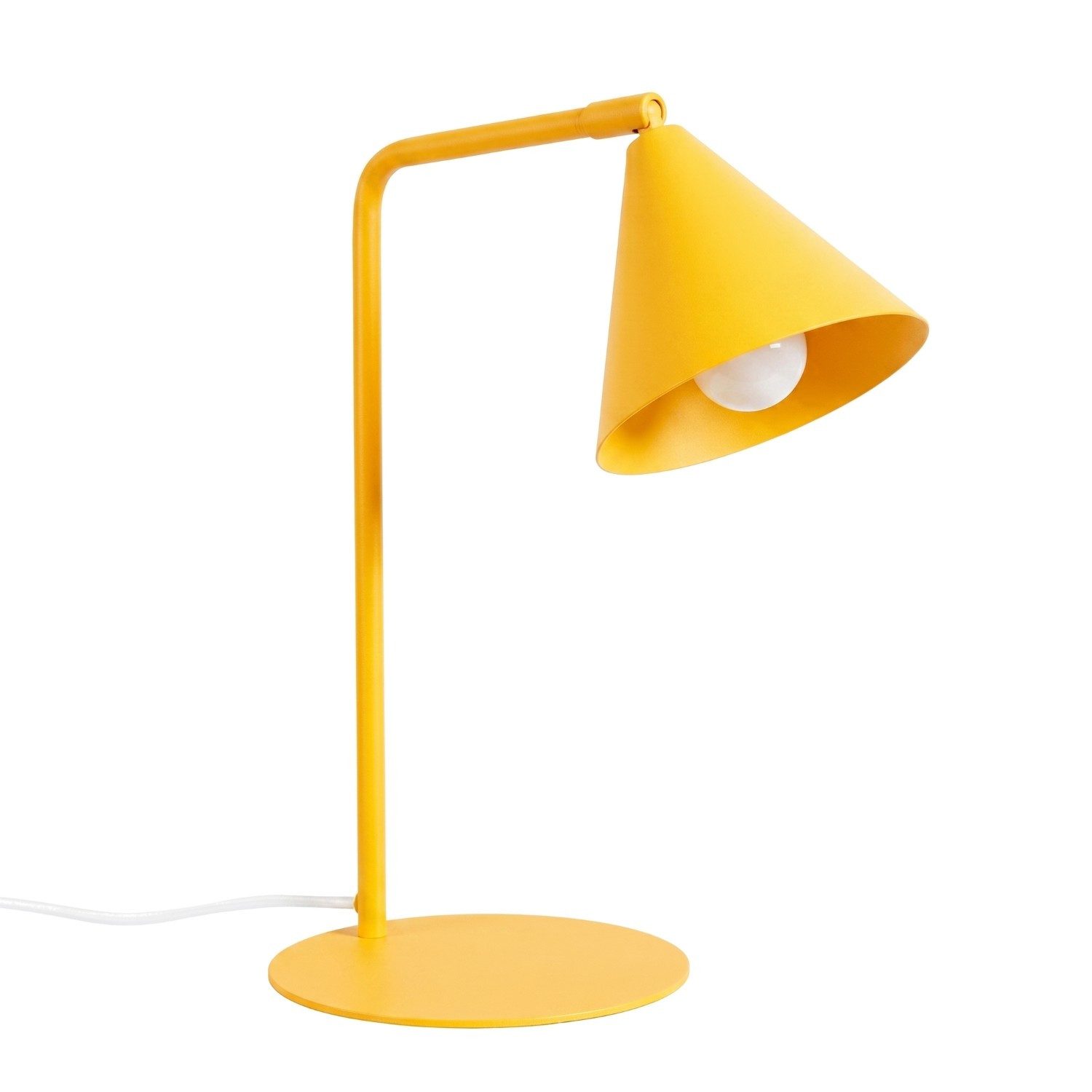 SOLLUX lighting Schreibtischlampe Schreibtischleuchte NOX gelb, Nicht enthalten