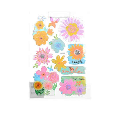 Depot Sticker Sticker-Set Flower Power, (Packung)