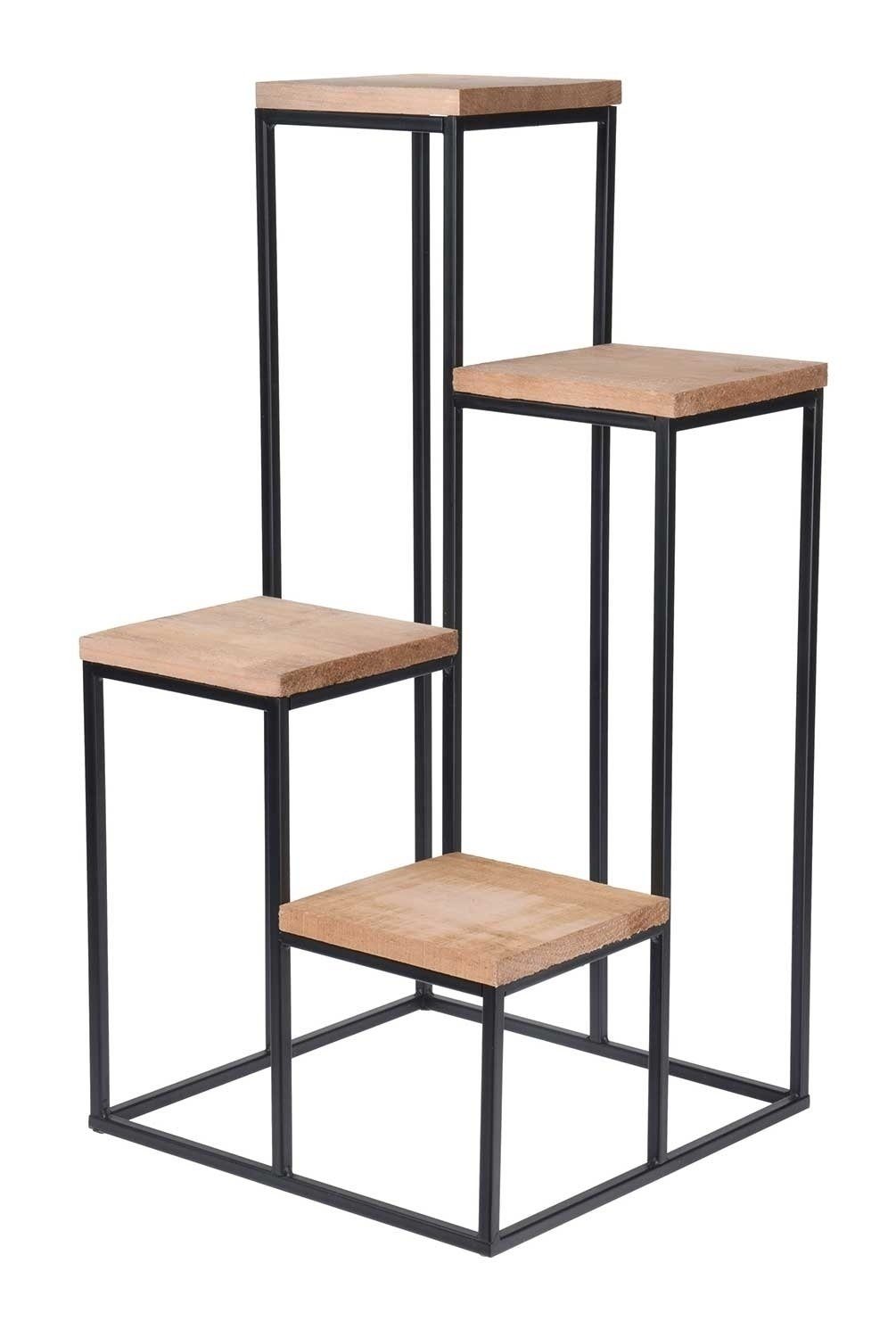 Stufenregal Blumenregal STEPS, Höhe 68 cm, Breite 34 cm, 1-tlg., mit 4 unte günstig online kaufen