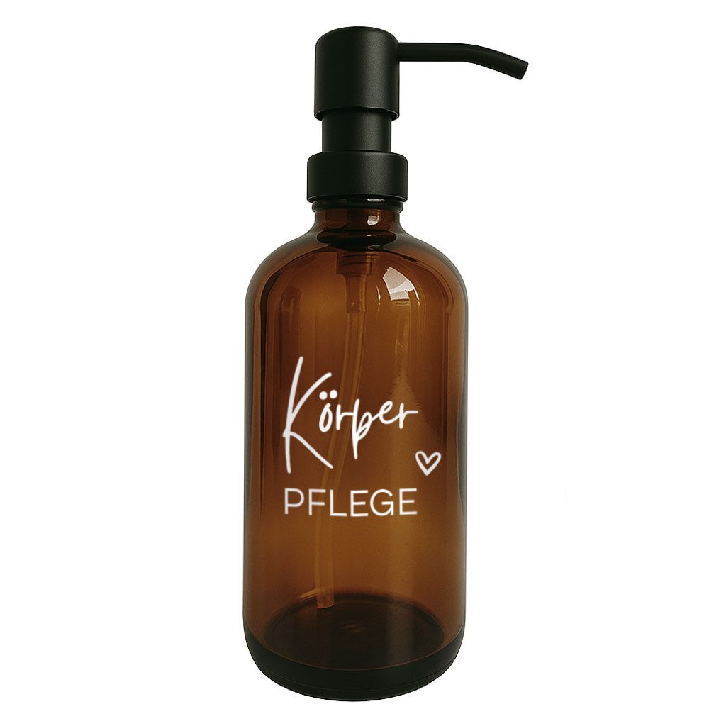 NORDEULE Seifenspender Körperpflege aus Braunglas 500ml günstig online kaufen