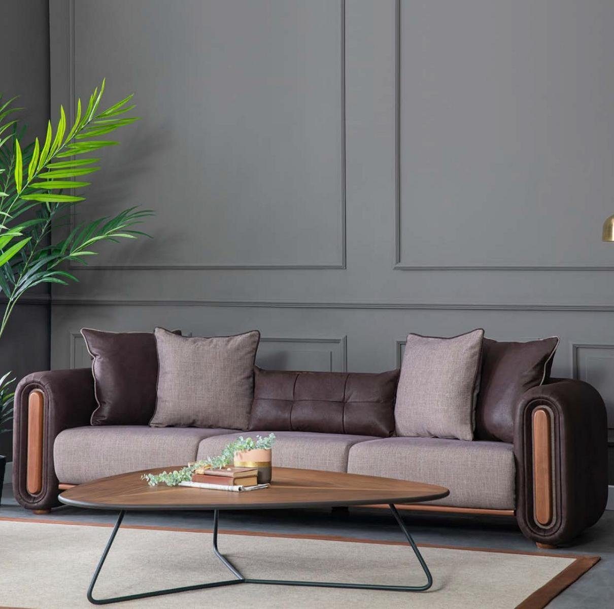 Polster Möbel Sofagarnitur Couch Luxus JVmoebel Design Chesterfield-Sofa Einrichtung