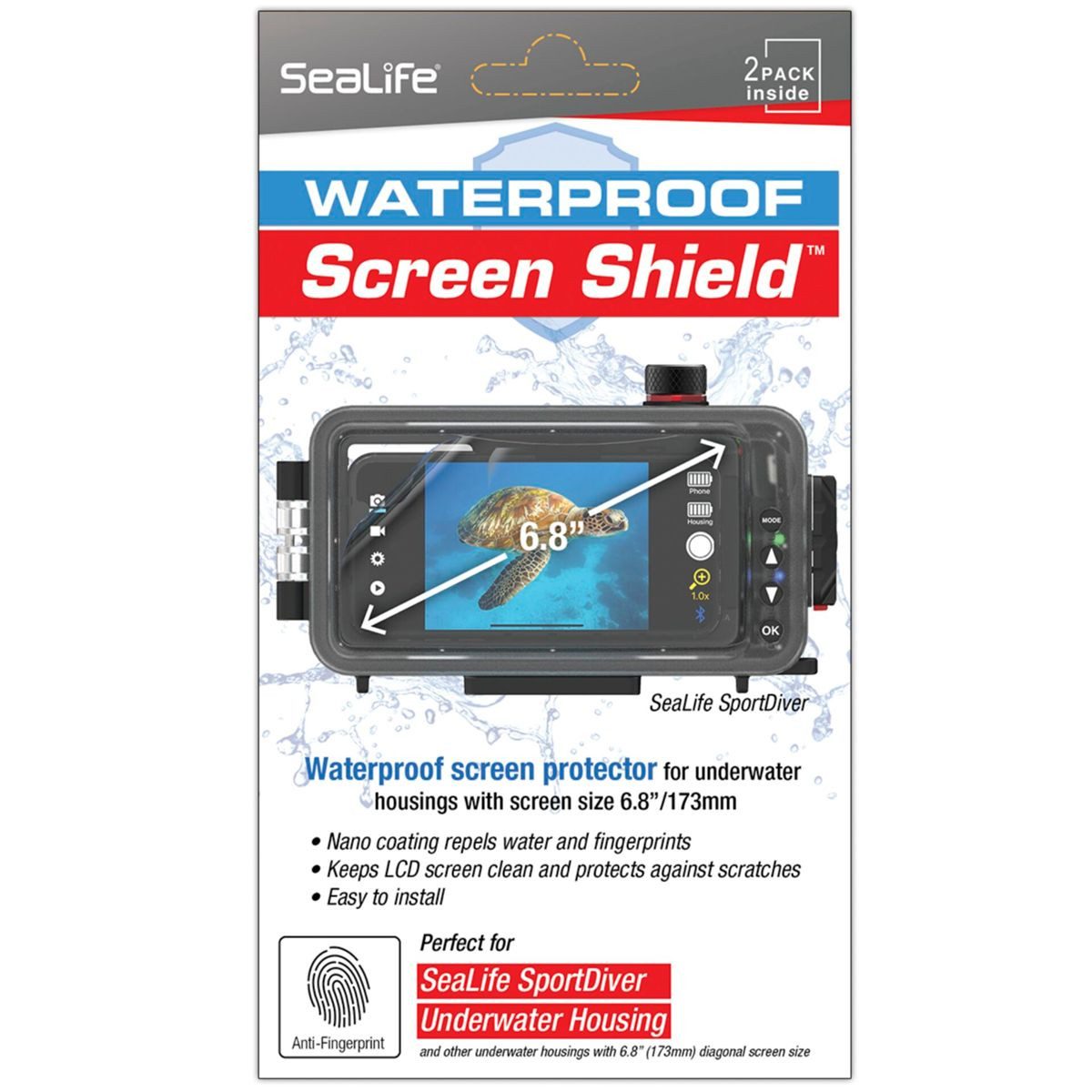 Sealife Schutzfolie SportDiver Bildschirm- schutz (SL4005)