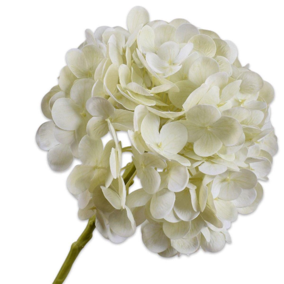 Künstliche Zimmerpflanze Seidenblume Hortensie Hydrangea Weiß (64cm), SILK-KA