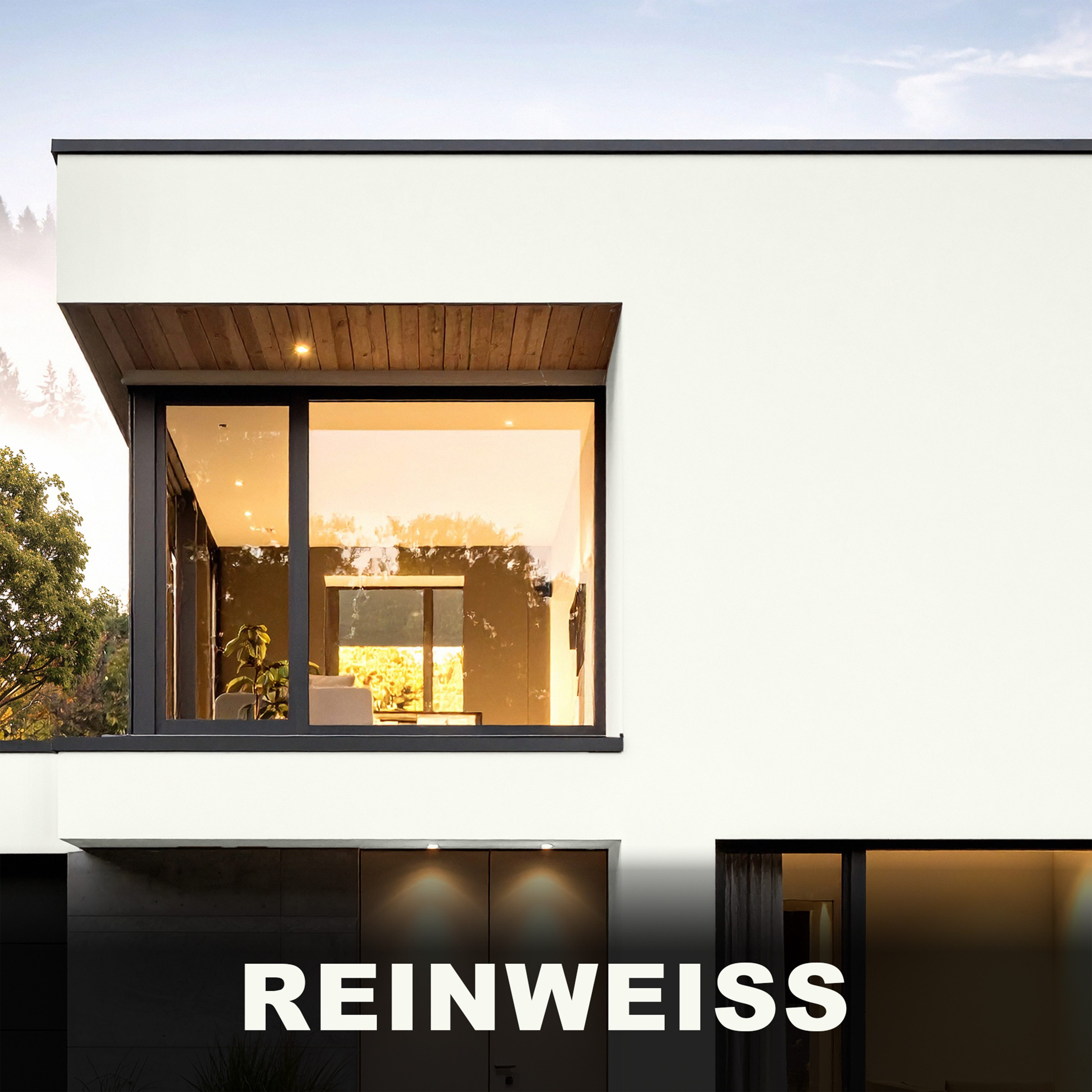 WO-WE Fassadenfarbe Nano Fassadenfarbe Außen Mauerfarbe Aussenfarbe W520, 0,75-20L, Hausfassaden