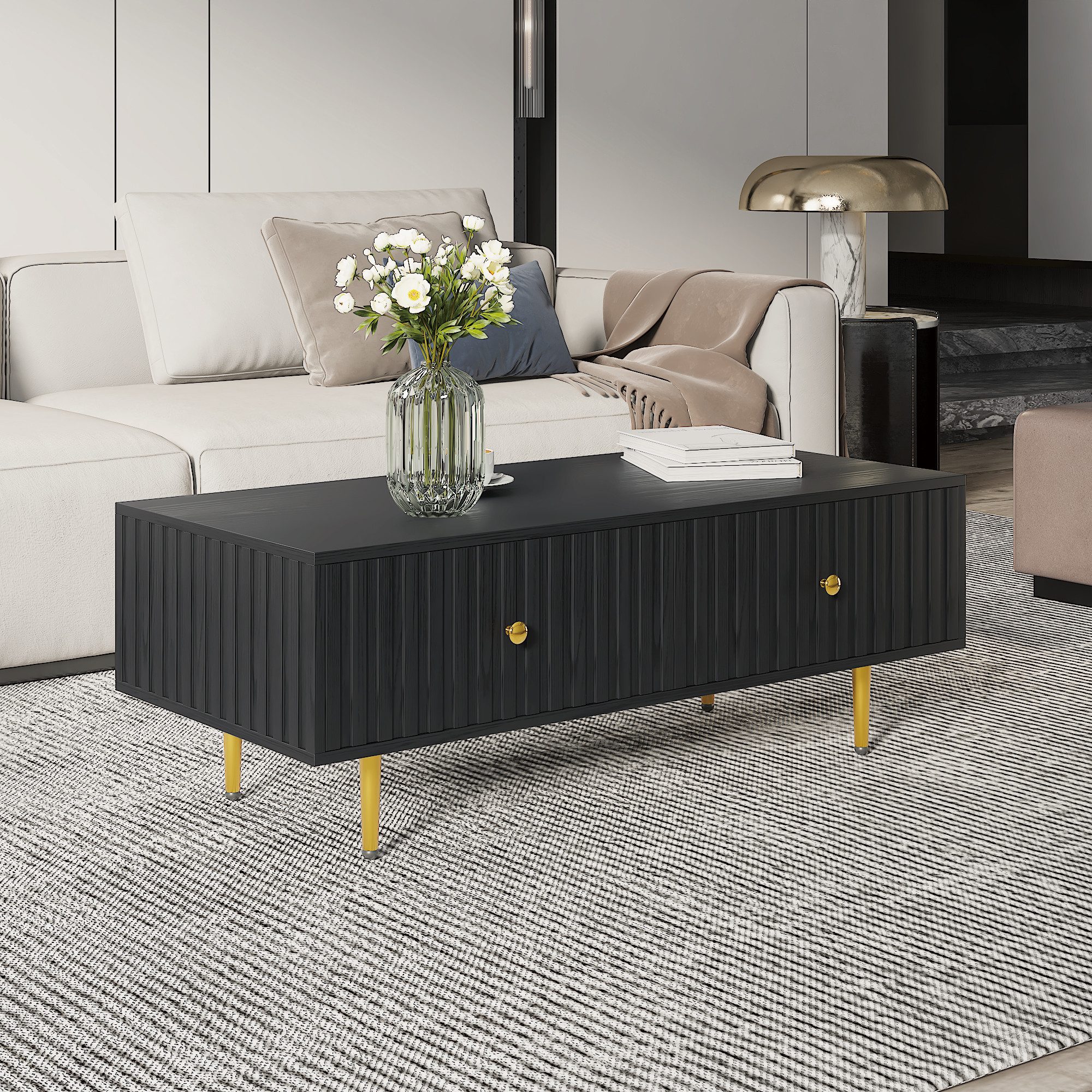 radelldar Couchtisch Wohnzimmertisch, Breite 110 cm günstig online kaufen