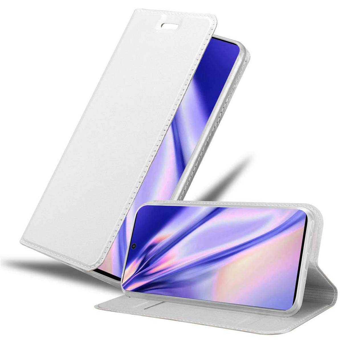 Cadorabo Handyhülle für Samsung Galaxy NOTE 10 Hülle Samsung Galaxy NOTE 10, Schutzhülle Hülle mit Standfunktion, Magnetverschluss und Kartenfach